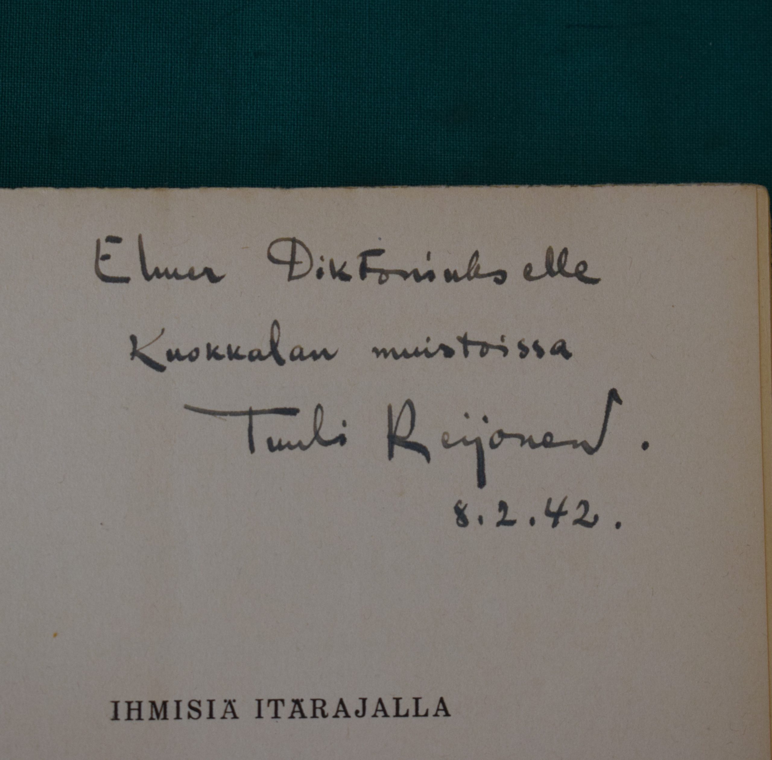 Reijonen, Tuuli: Ihmisiä itärajalla (omiste) - Image 2