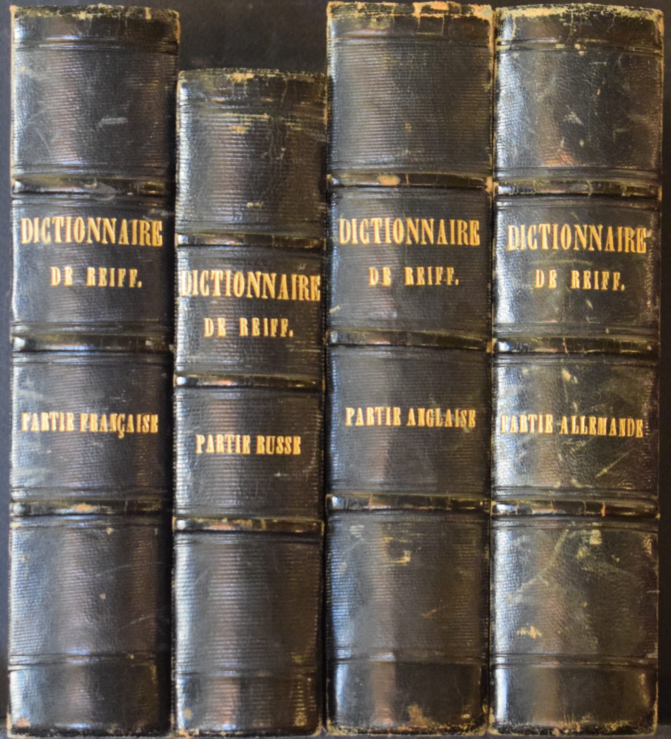 Reiff, Charles Philippe: Dictionnaires parallèles des langues russe, française, allemande et anglaise