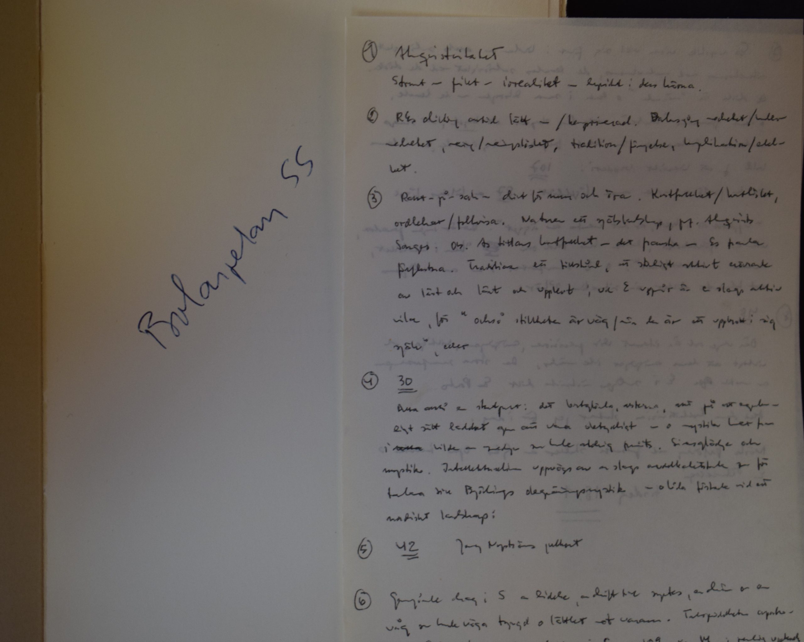 Ekelöf, Gunnar: Strountes (Bo Carpelans kommentarer) - Image 2