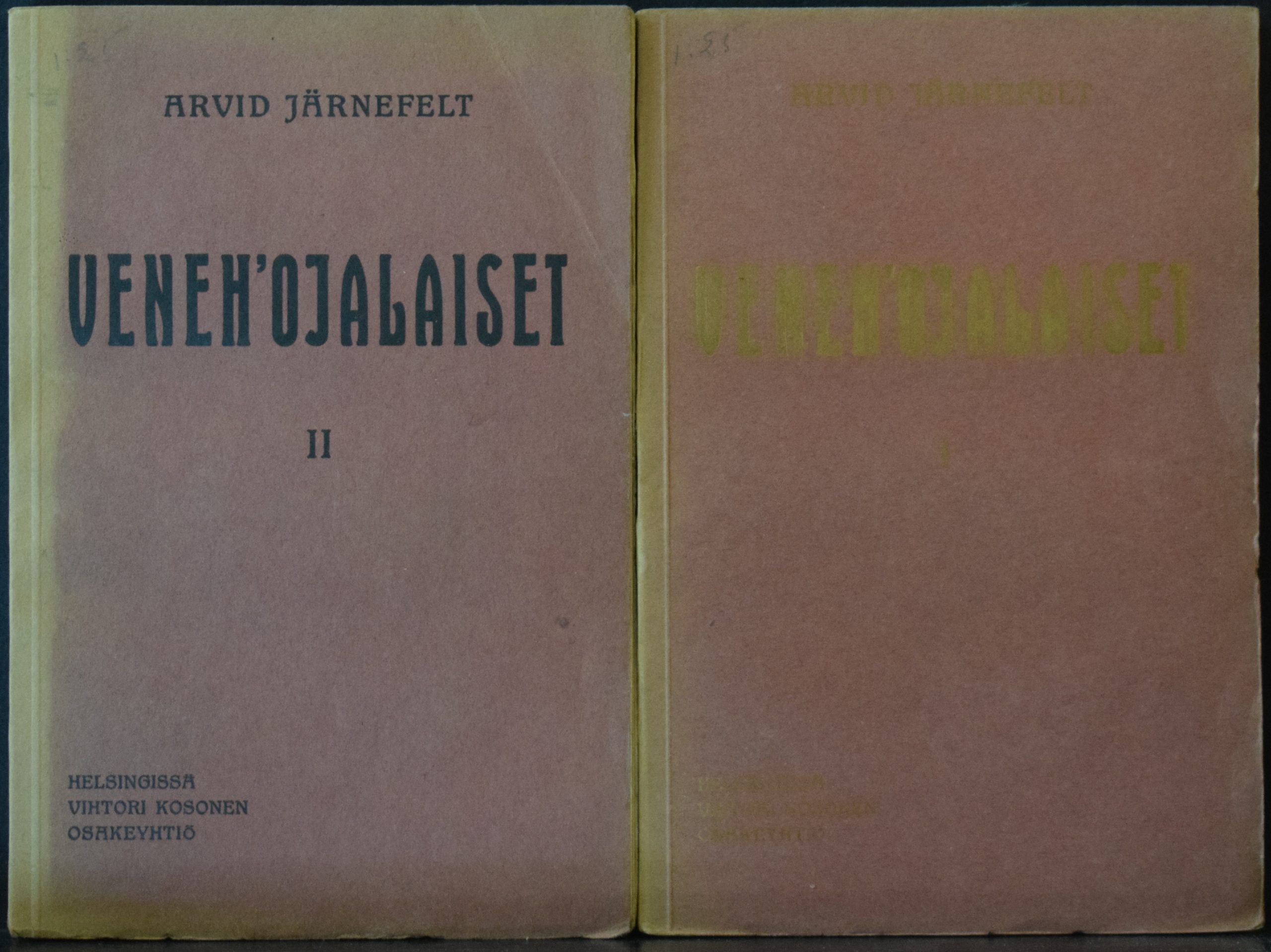 Arvid Järnefelt Veneh’ojolaiset I-II