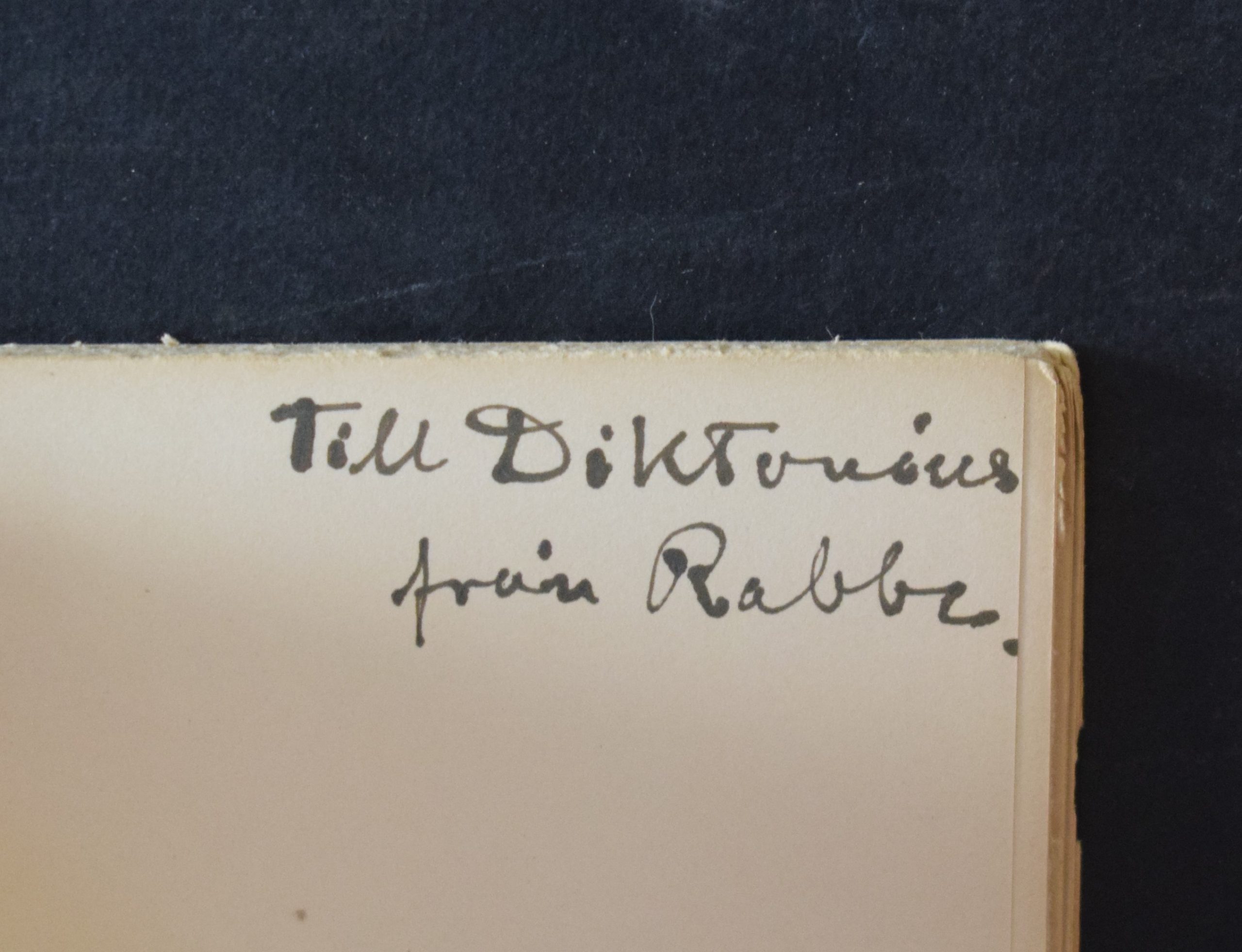 Enckell, Rabbe: Flöjtblåsarlycka (dedikation) - Image 2