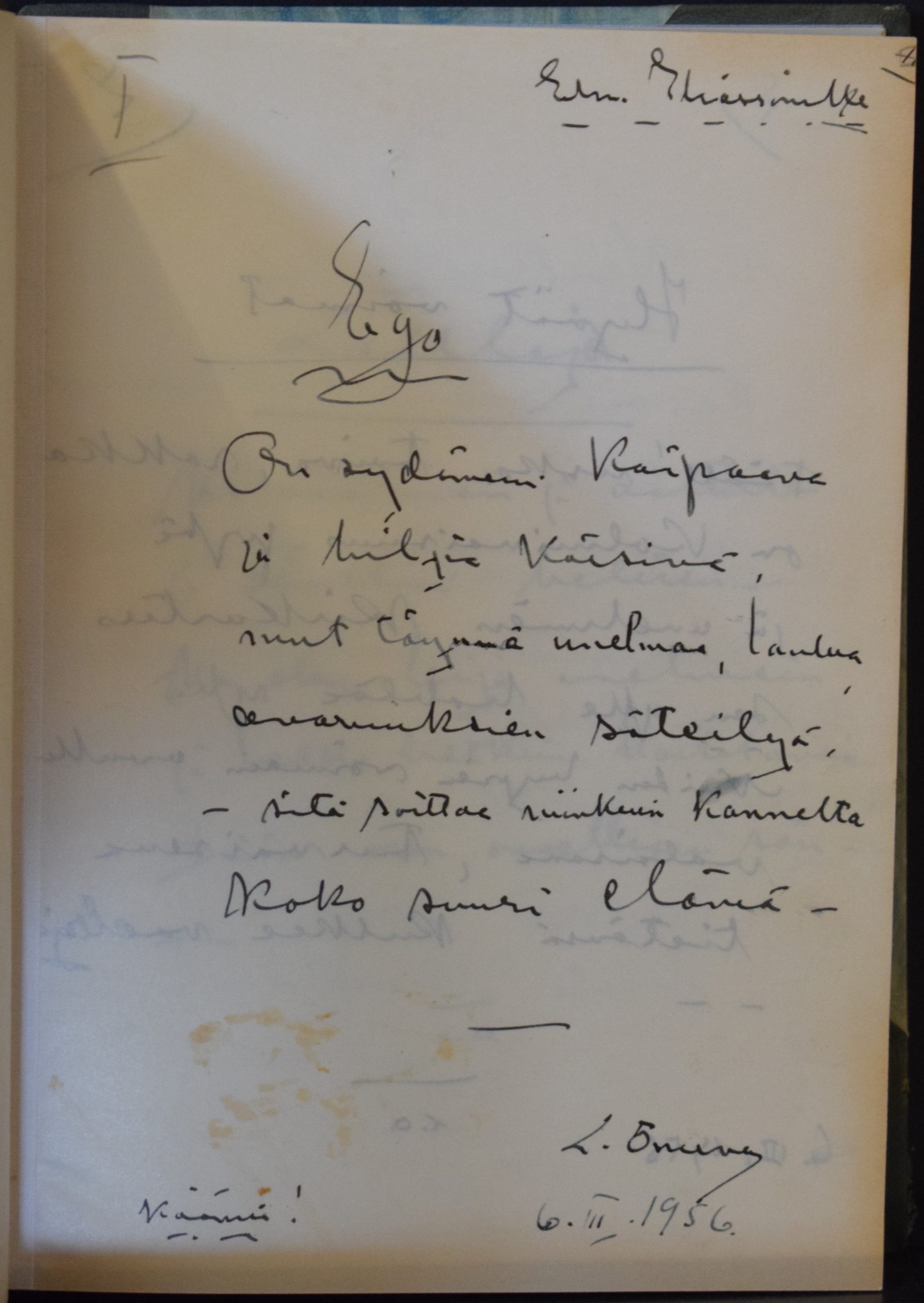 Onerva, L.: Valitut teokset (omiste) - Image 2