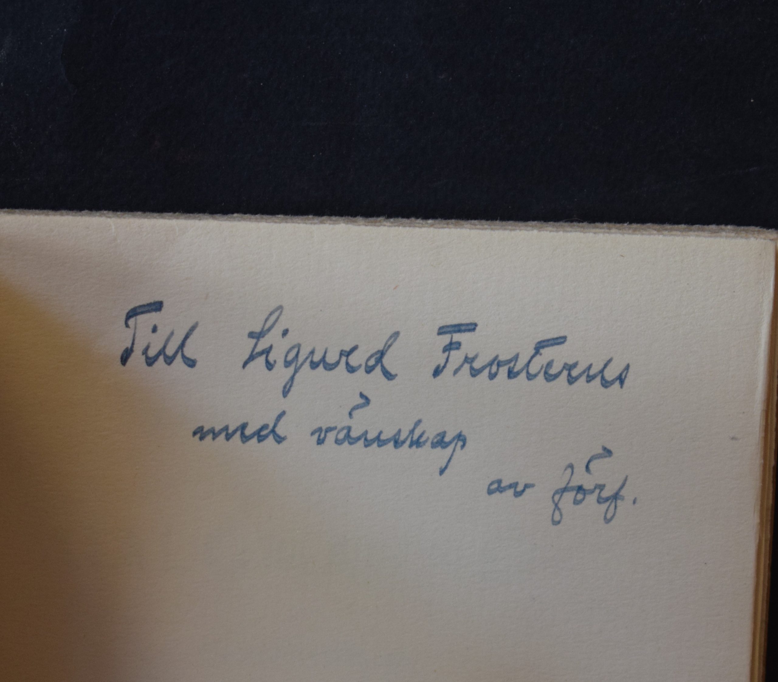 Schildt, Runar: Galgmannen (dedikation) - Image 2