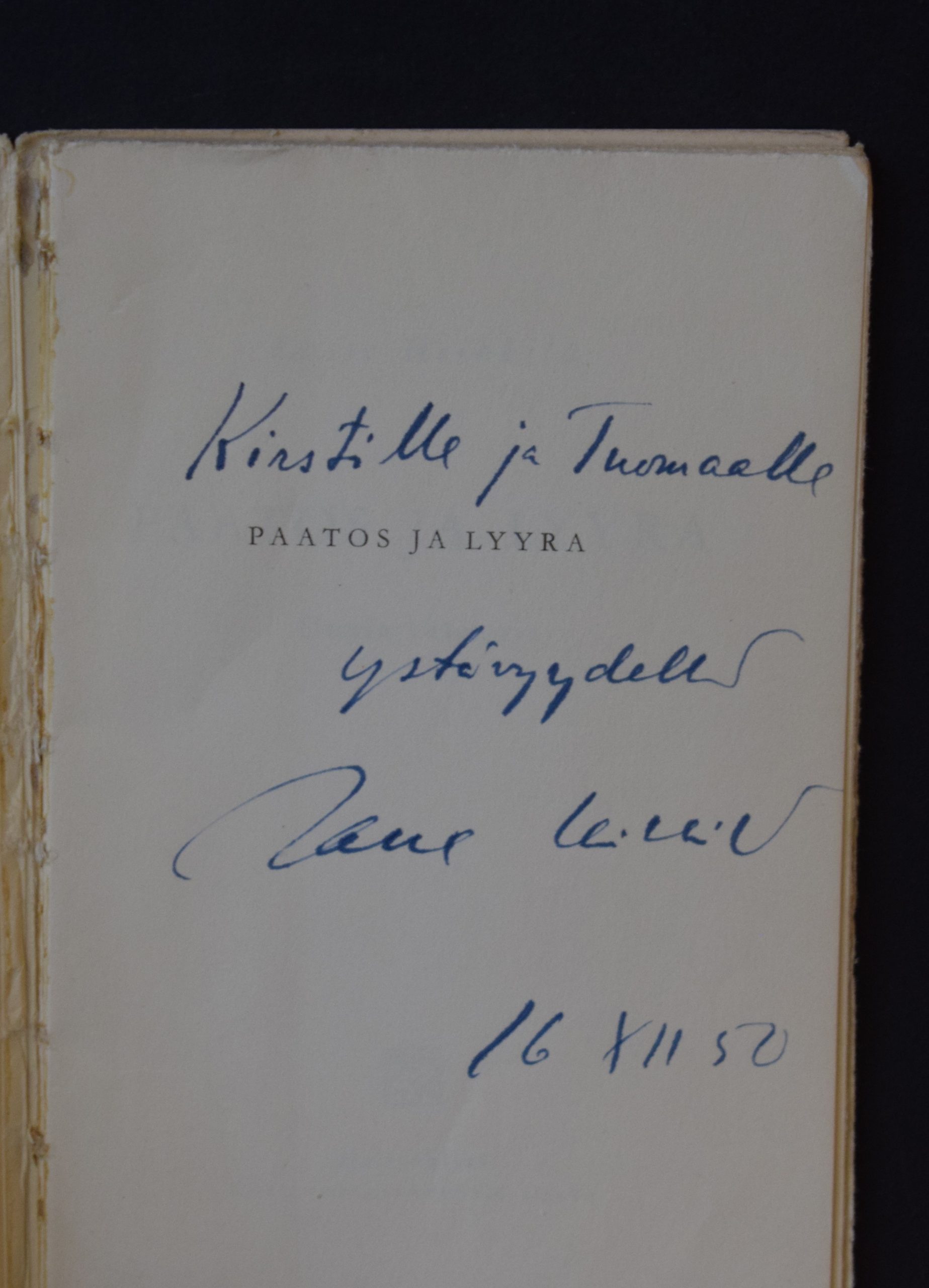 Heikkilä, Lasse: Paatos ja lyyra (omiste) - Image 2