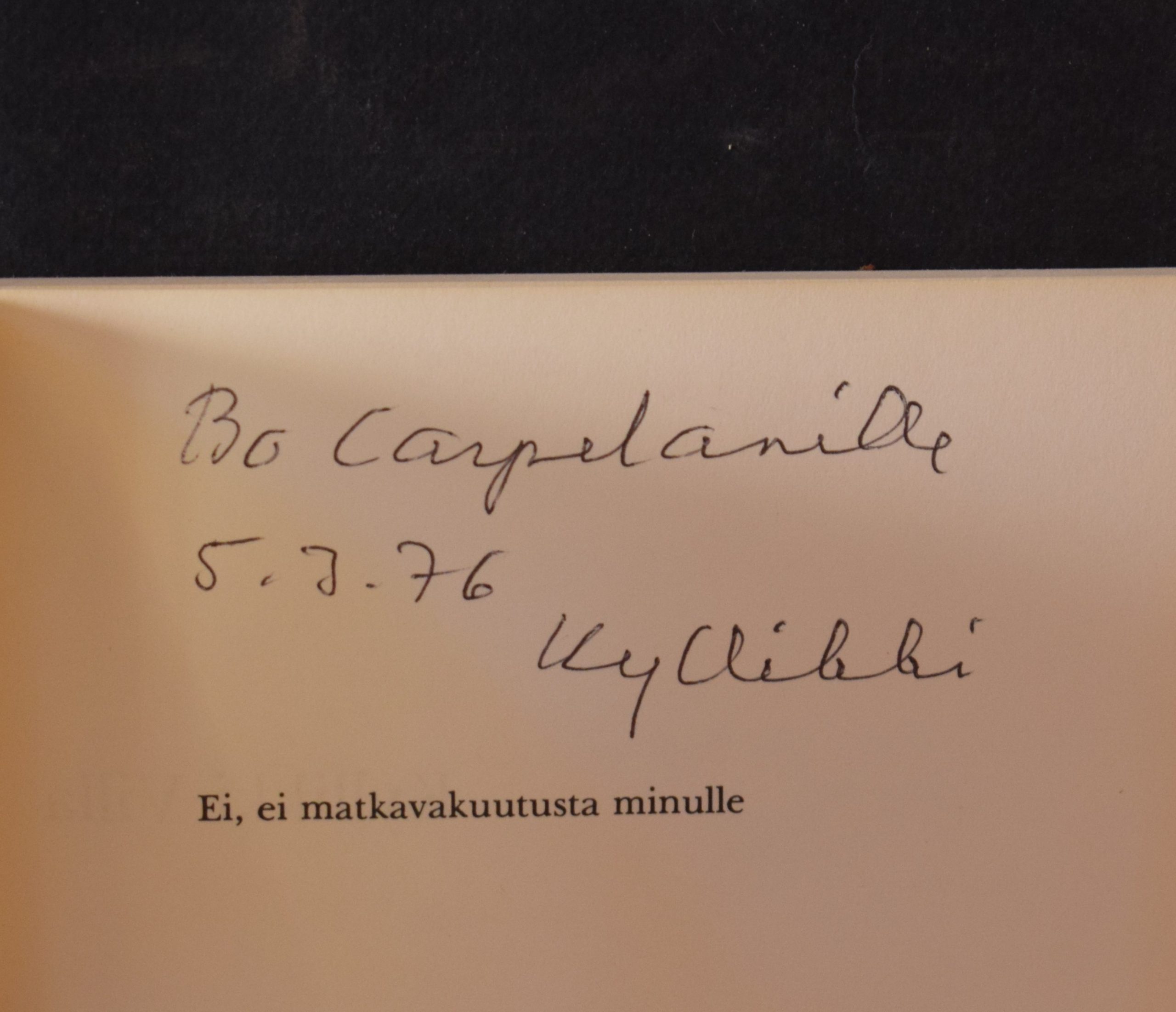 Villa, Kyllikki: Ei, ei matkavakuutusta minulle (omiste) - Image 2