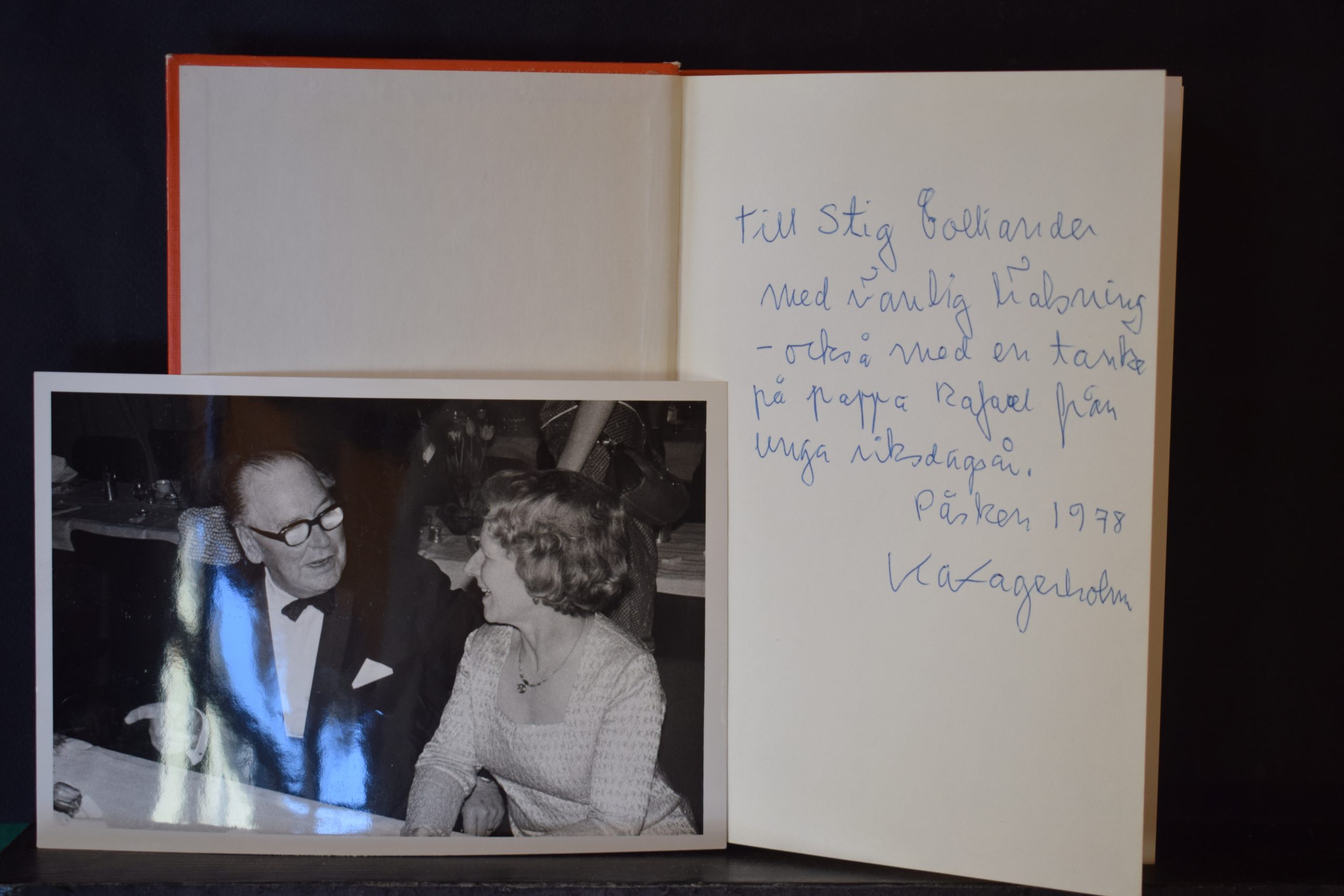 Fagerholm, K-A.: Talmannens röst (dedikation) - Image 2