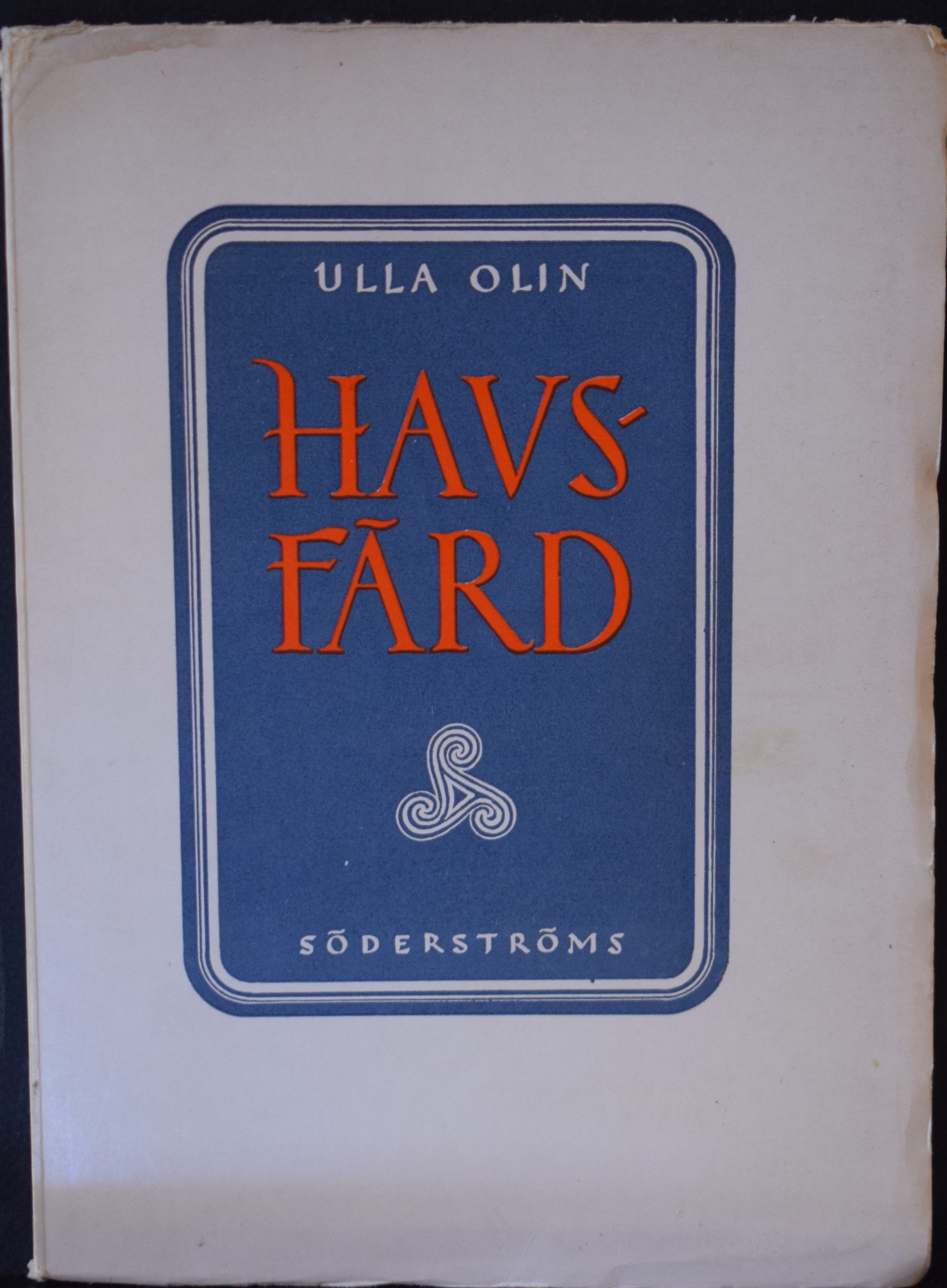 OIin, Ulla: Havsfärd (dedikation)