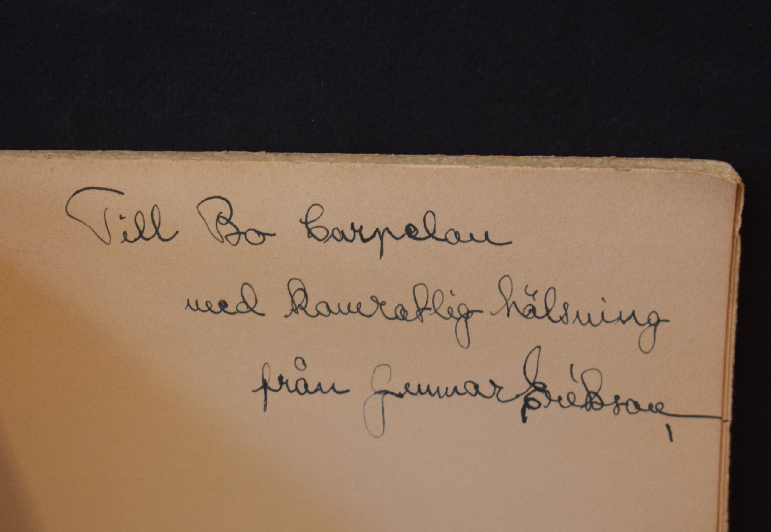 Erikson, Gunnar: Skådarsånger (med dedikation) - Image 2