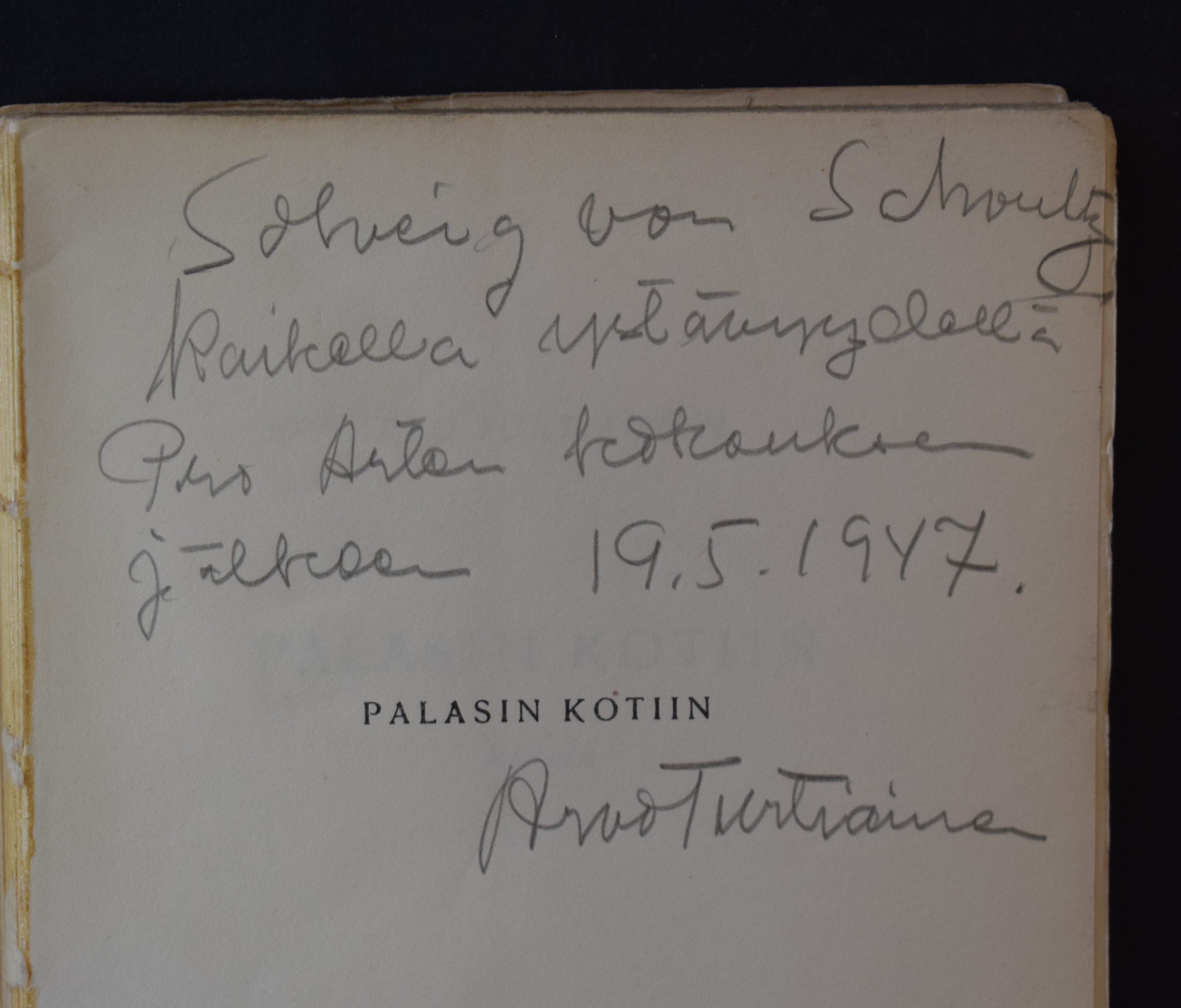 Turtiainen, Arvo: Palasin kotiin (omiste) - Image 2