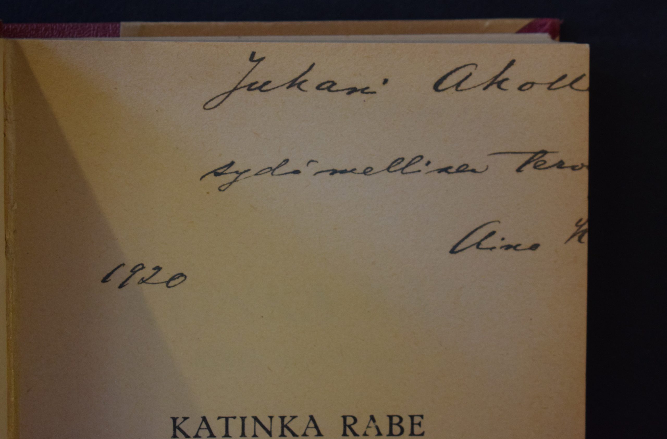 Kallas, Aino: Katinka Rabe (omiste Juhani Aholle) - Image 2