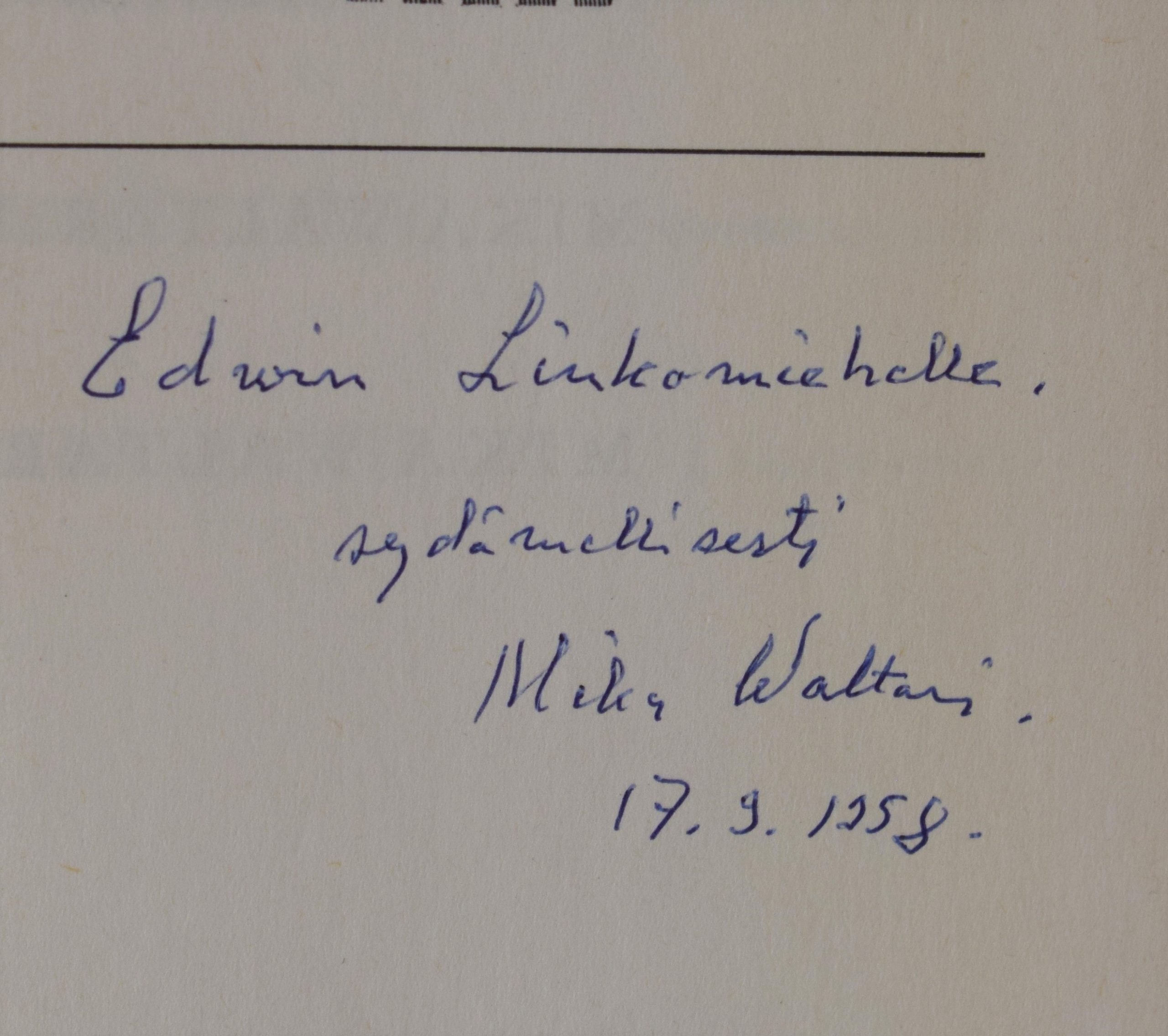 Waltari, Mika: Juhlakirja (omiste) - Image 2