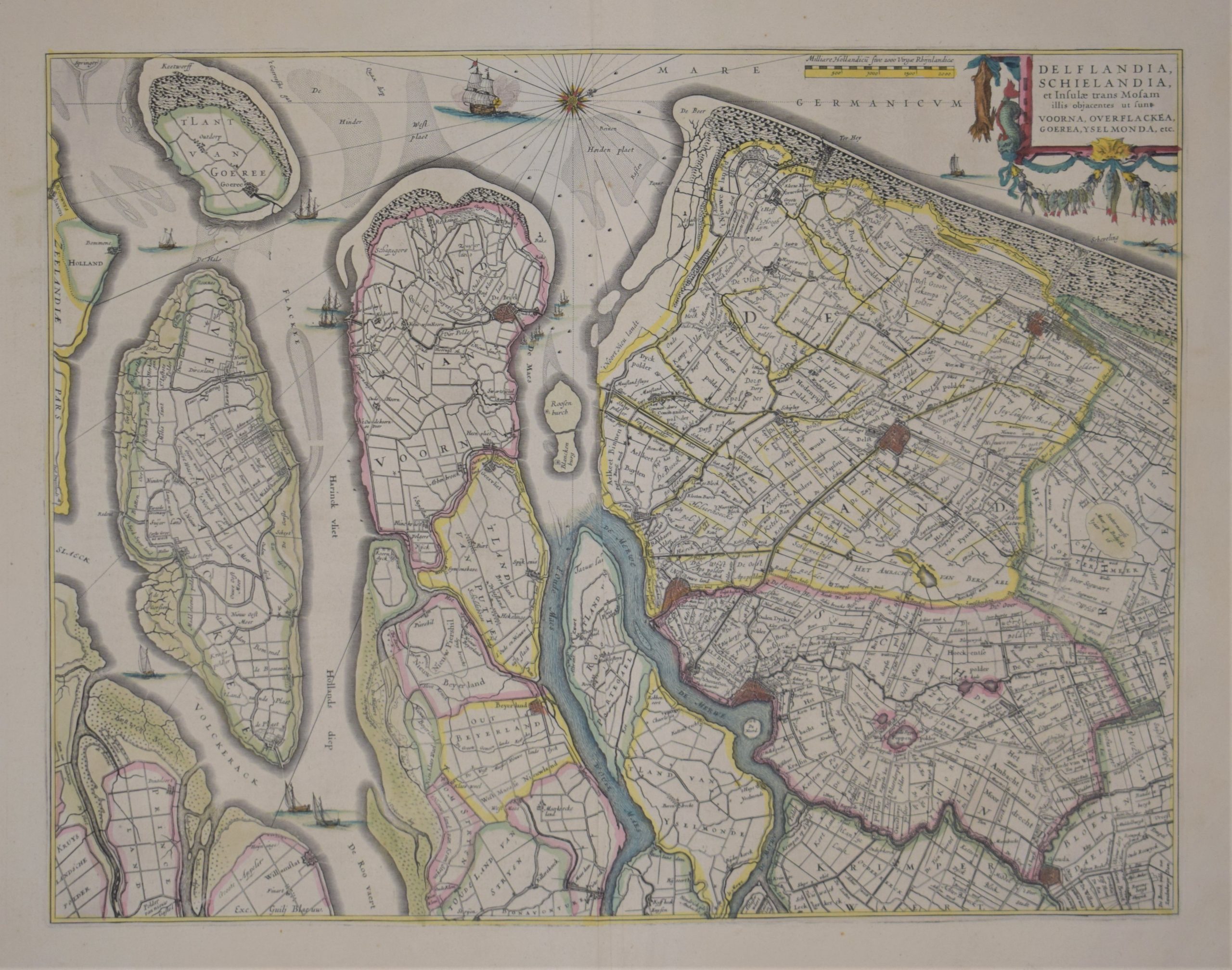 Blaeu, W. J.: Delflandia, Schielandia