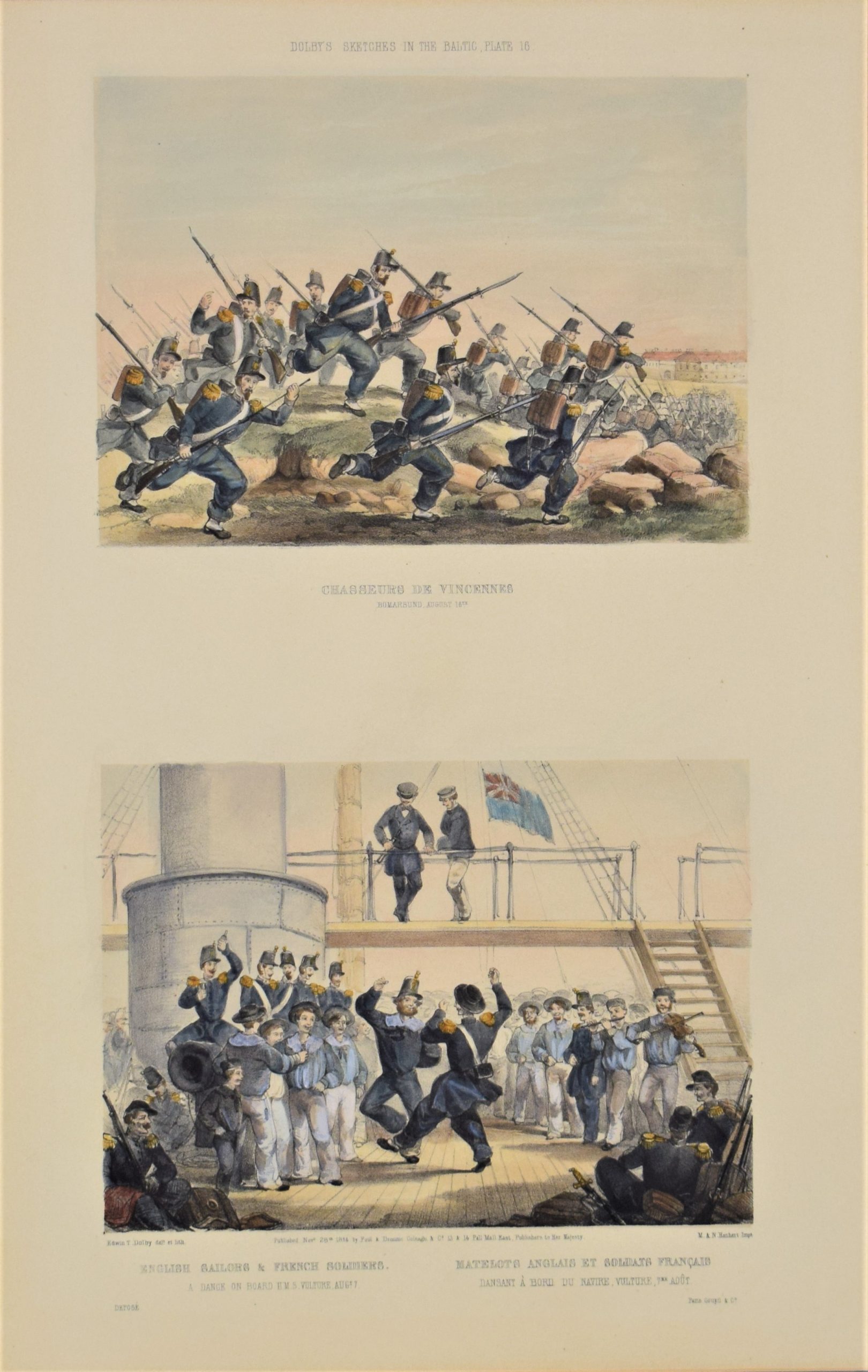 Dolby, E. T.: Chasseurs de Vincennes; English Sailors & French Soldiers