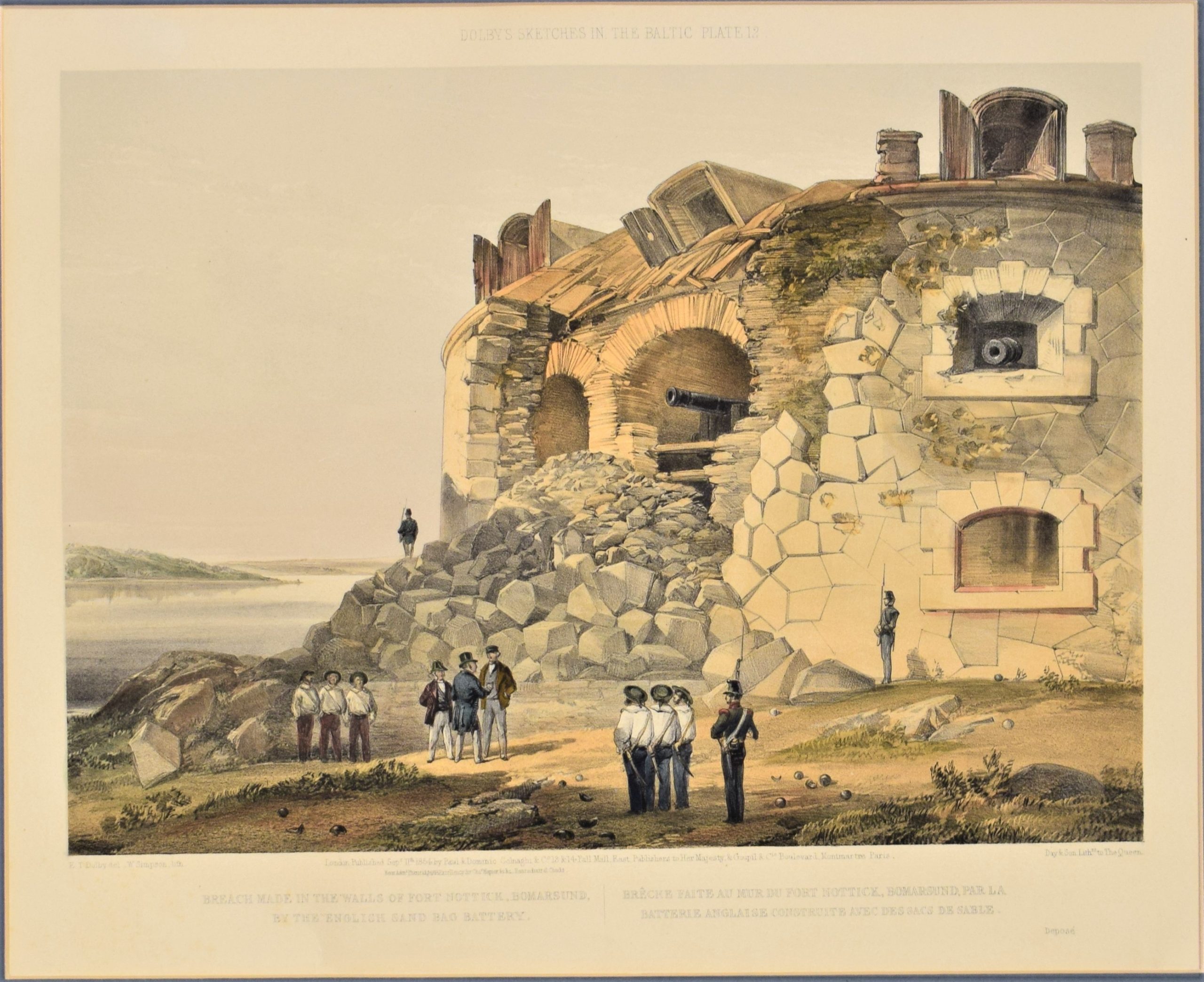 Dolby, E.T.: Breach made in the walls of Fort Nottick, Bomarsund