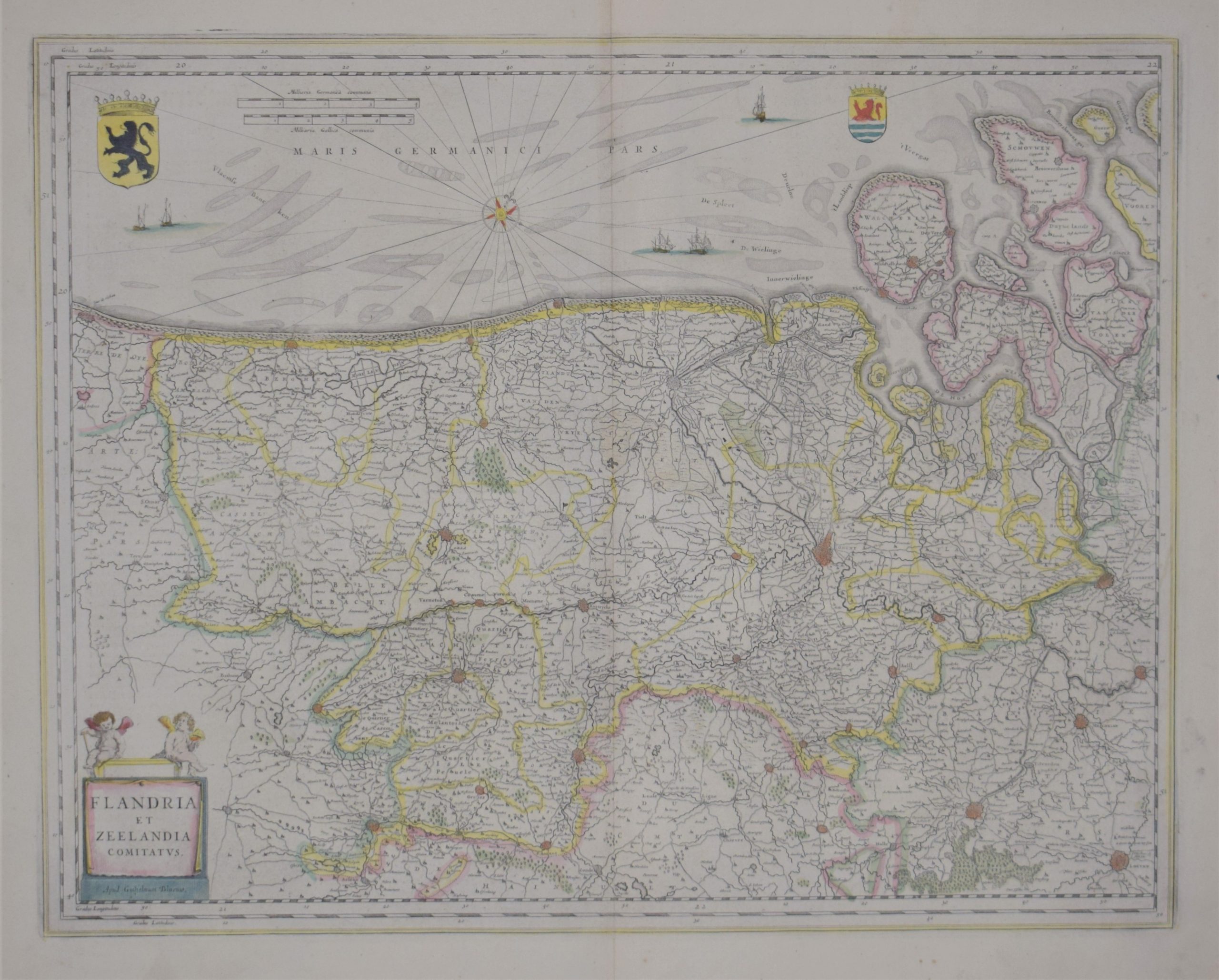 Blaeu, W. J.: Flandria et Zeelandia Comitatus