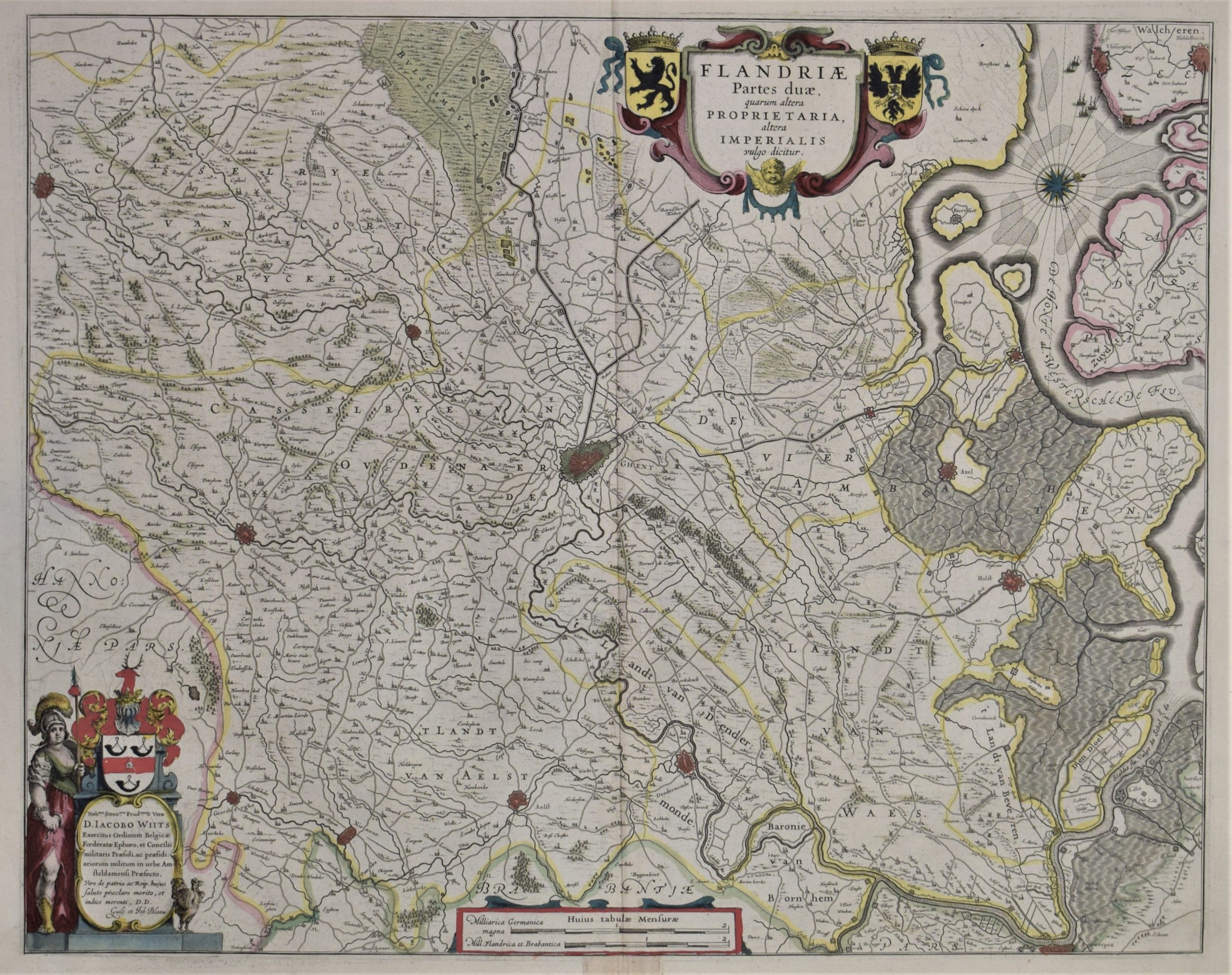 Blaeu, W. J.: Flandriae Partes Duae