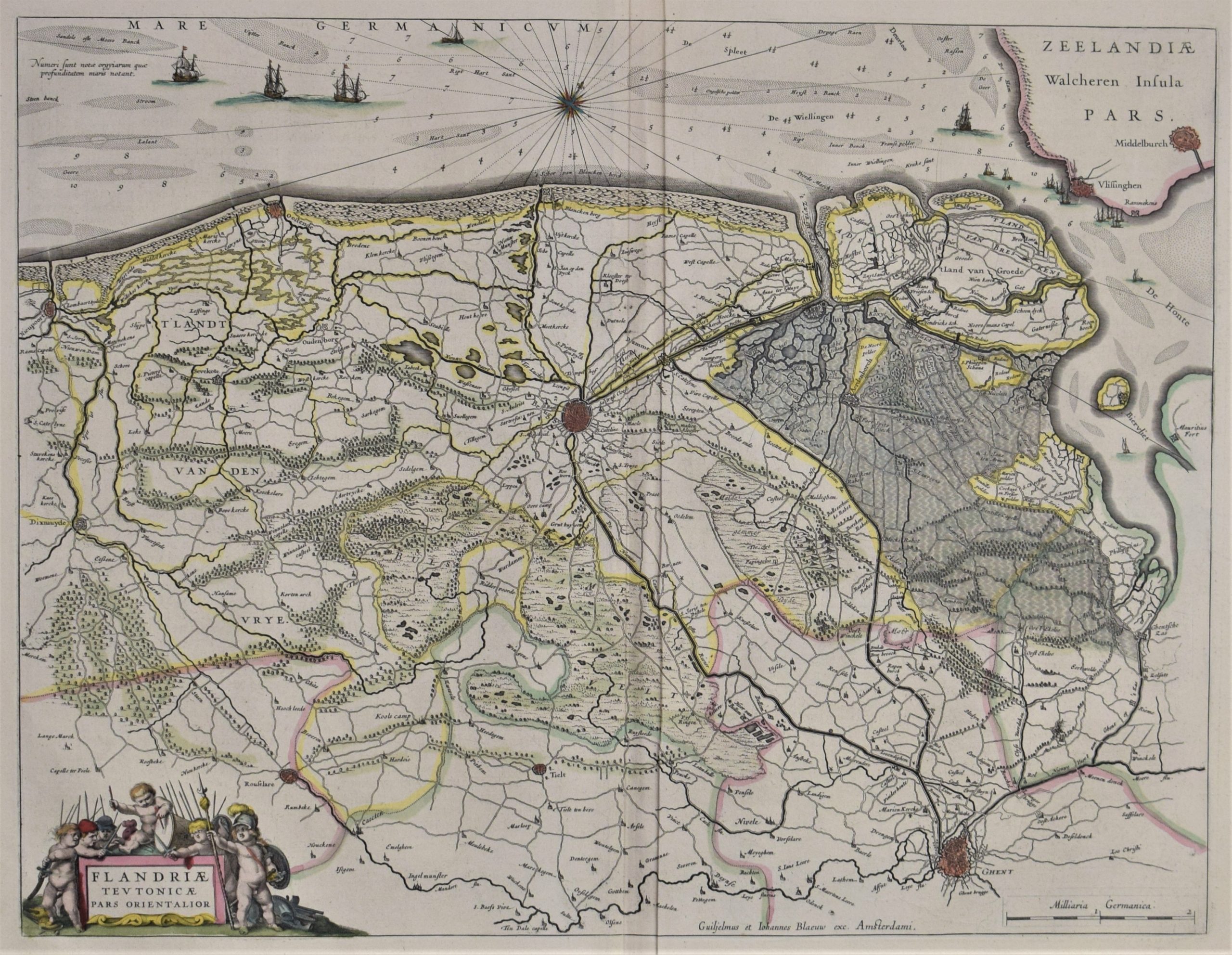 Blaeu, W. J.: Flandriae Teutonicae pars Orientalior