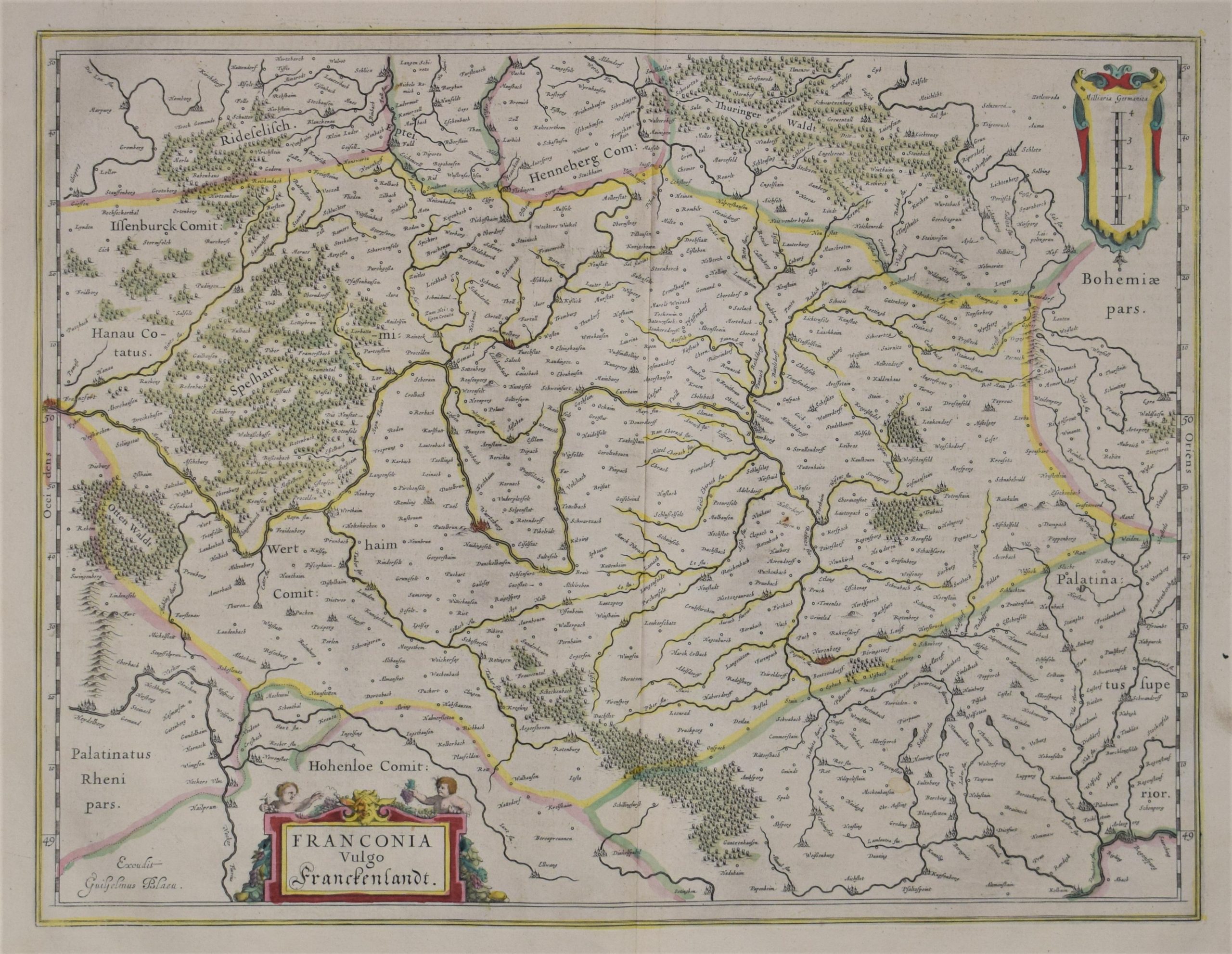 Blaeu, W. J.: Franconia Vulgo Franckenlandt