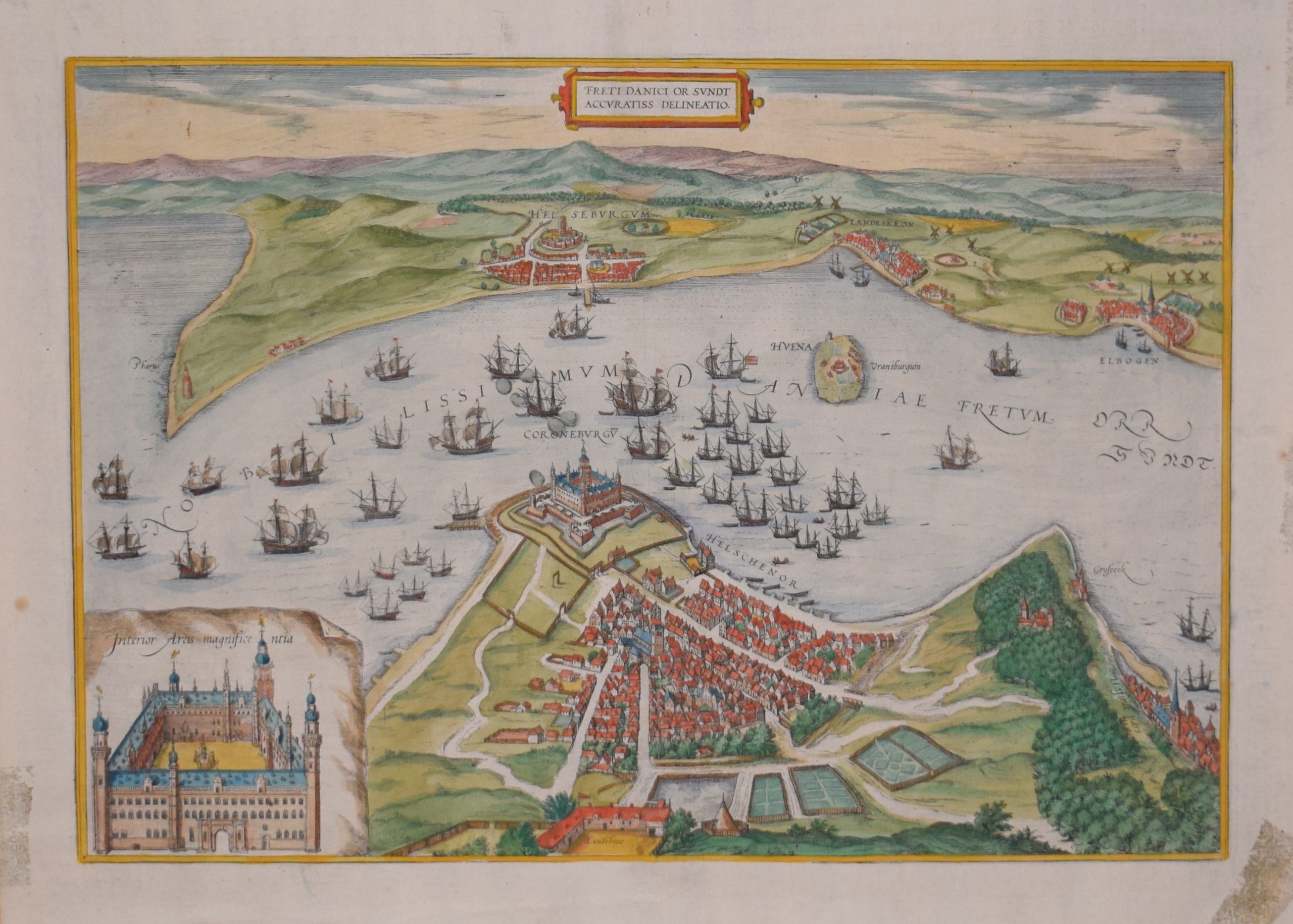 Braun, G. & F. Hogenberg: Freti Danici or sundt accuratiss delineatio