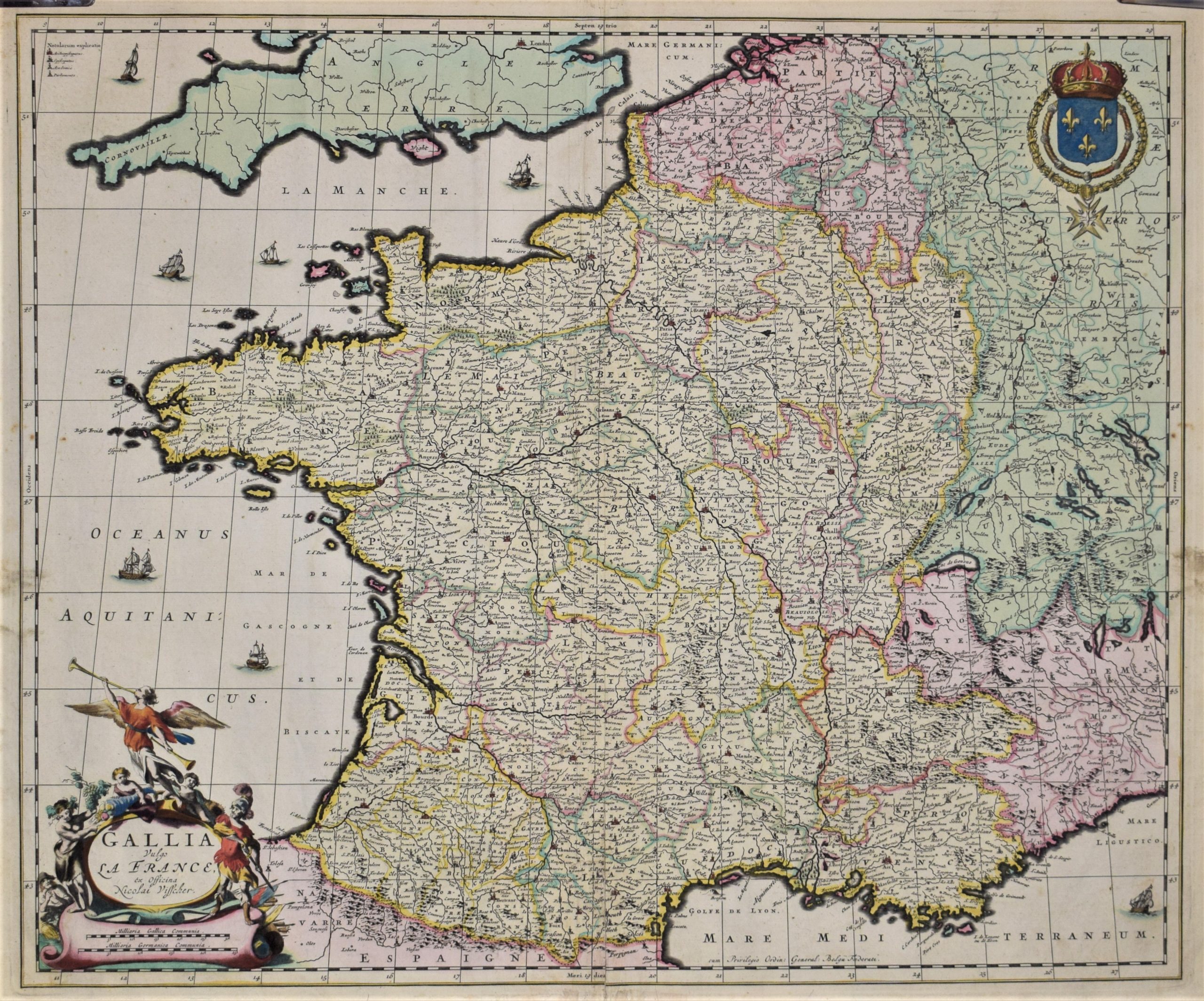 Visscher, N.: Gallia vulgo la France