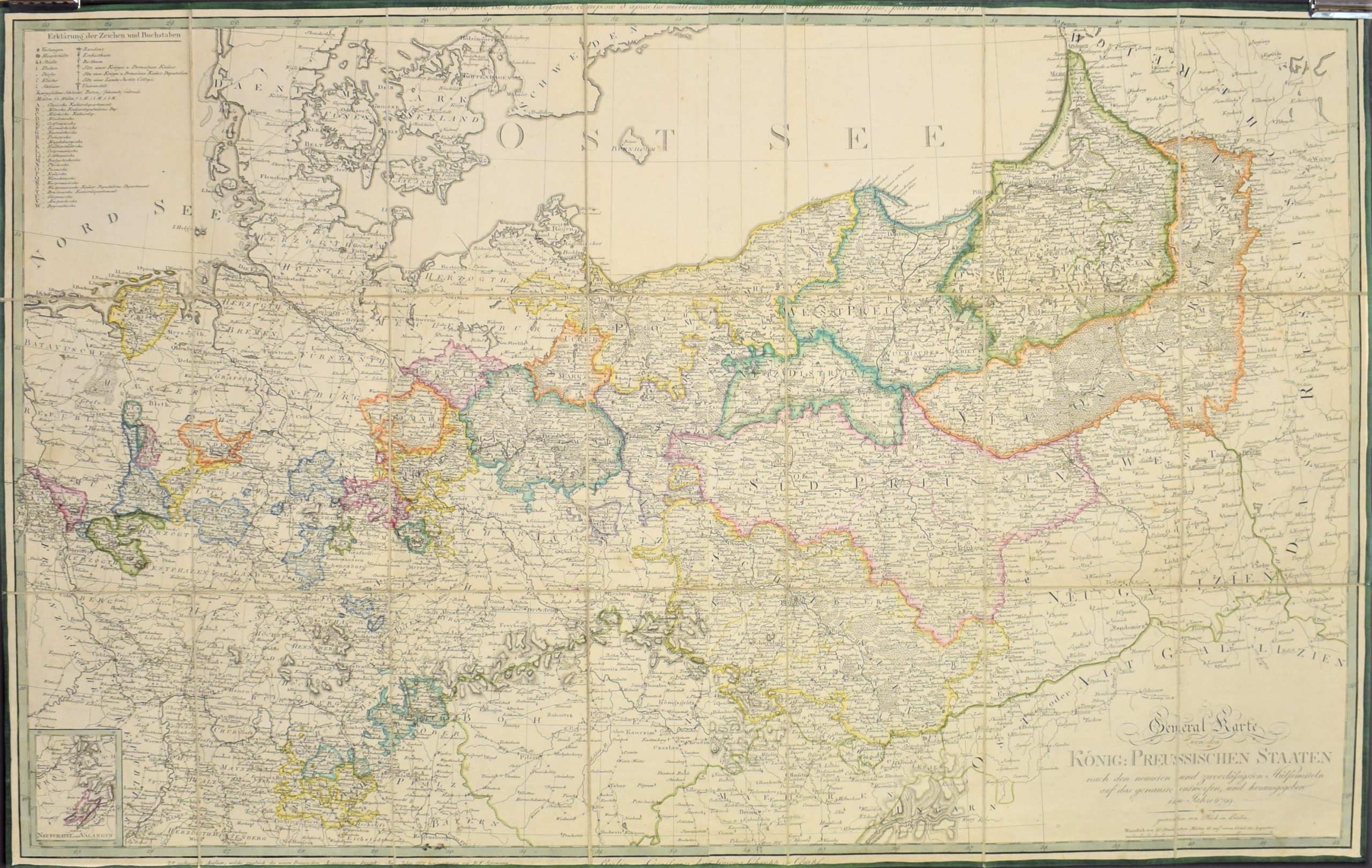 General Karte von den König. Preussischen Staaten