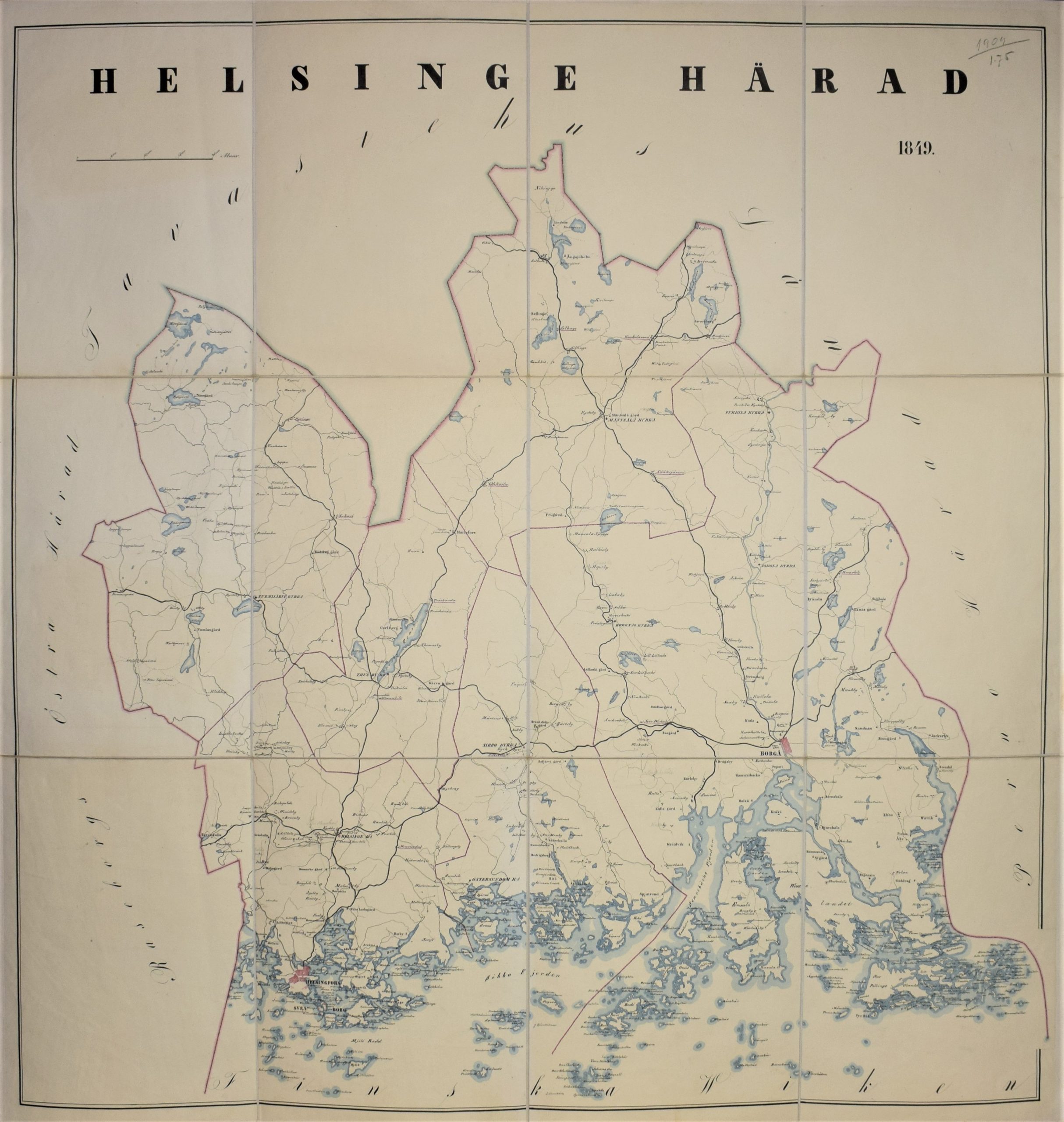 Helsinge Härad 1849
