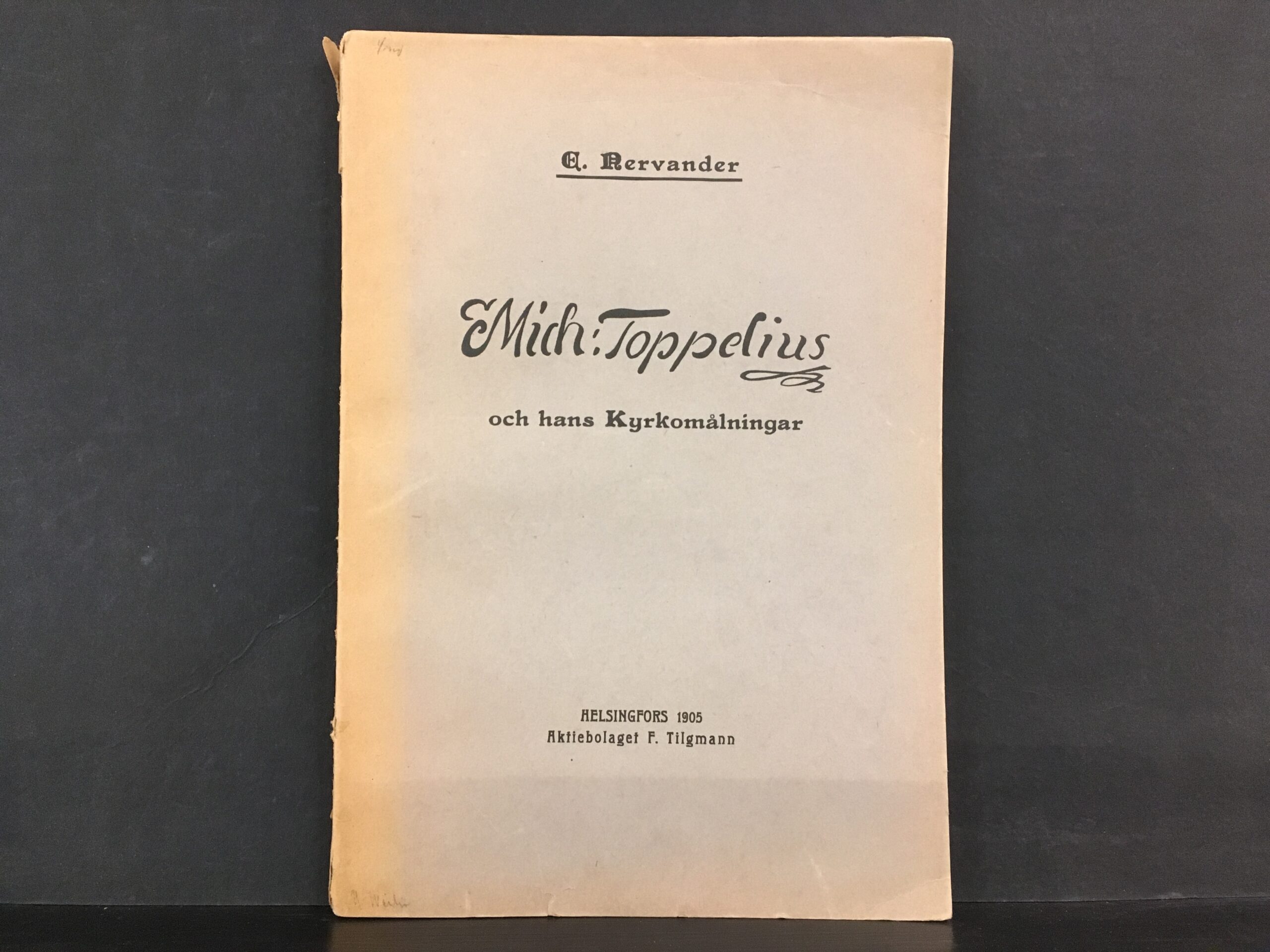 Nervander, E.: Michael Toppelius och hans Kyrkomålningar