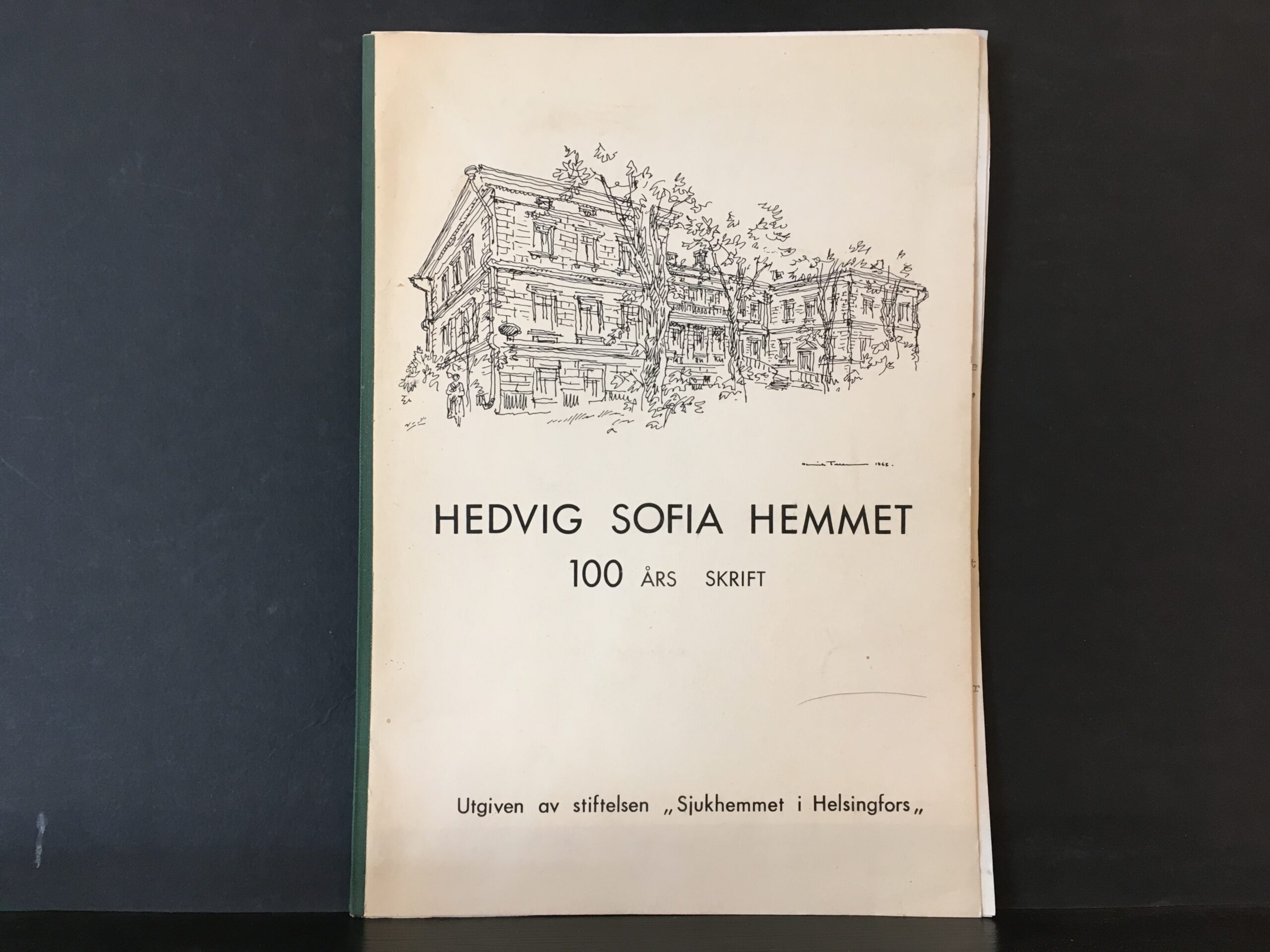 Hedvig Sofia hemmet 100 års skrift