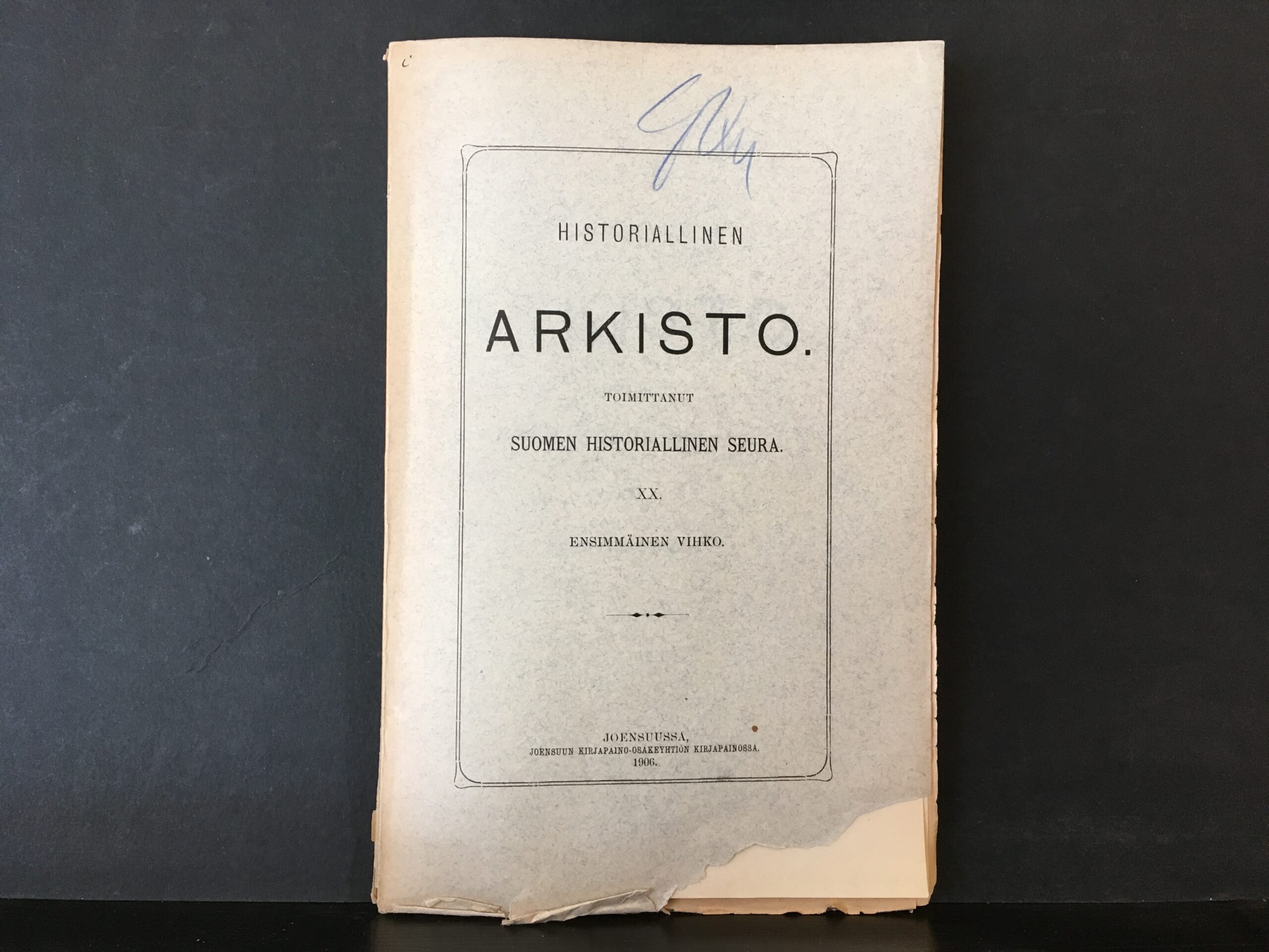 Ronimus, J. V.: Novogorodin vatjalaisen viidenneksen verokirja v. 1500 ja Karjalan silloinen asutus