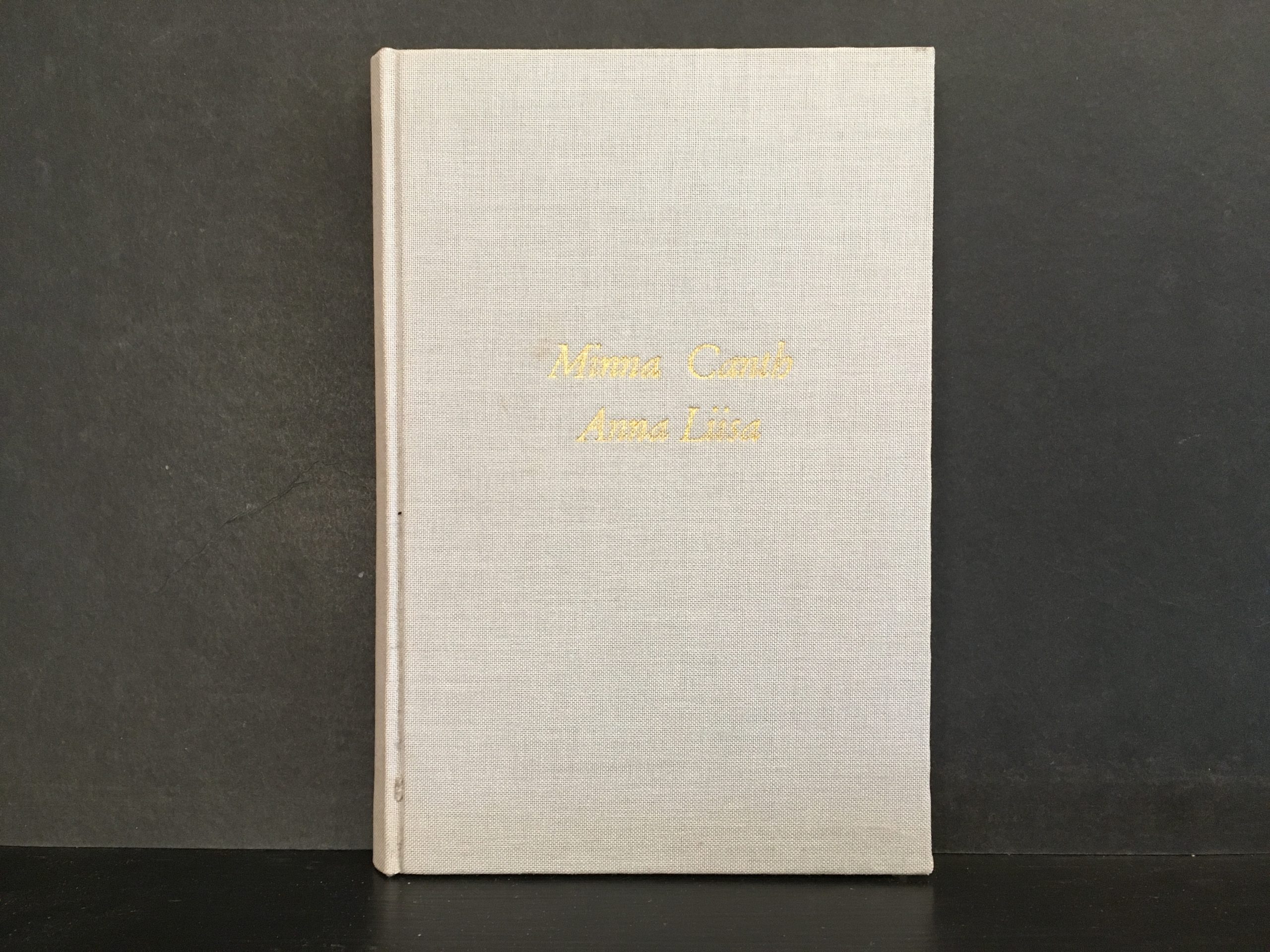 Canth, Minna: Anna Liisa : näytelmä kolmessa näytöksessä (1.p.)