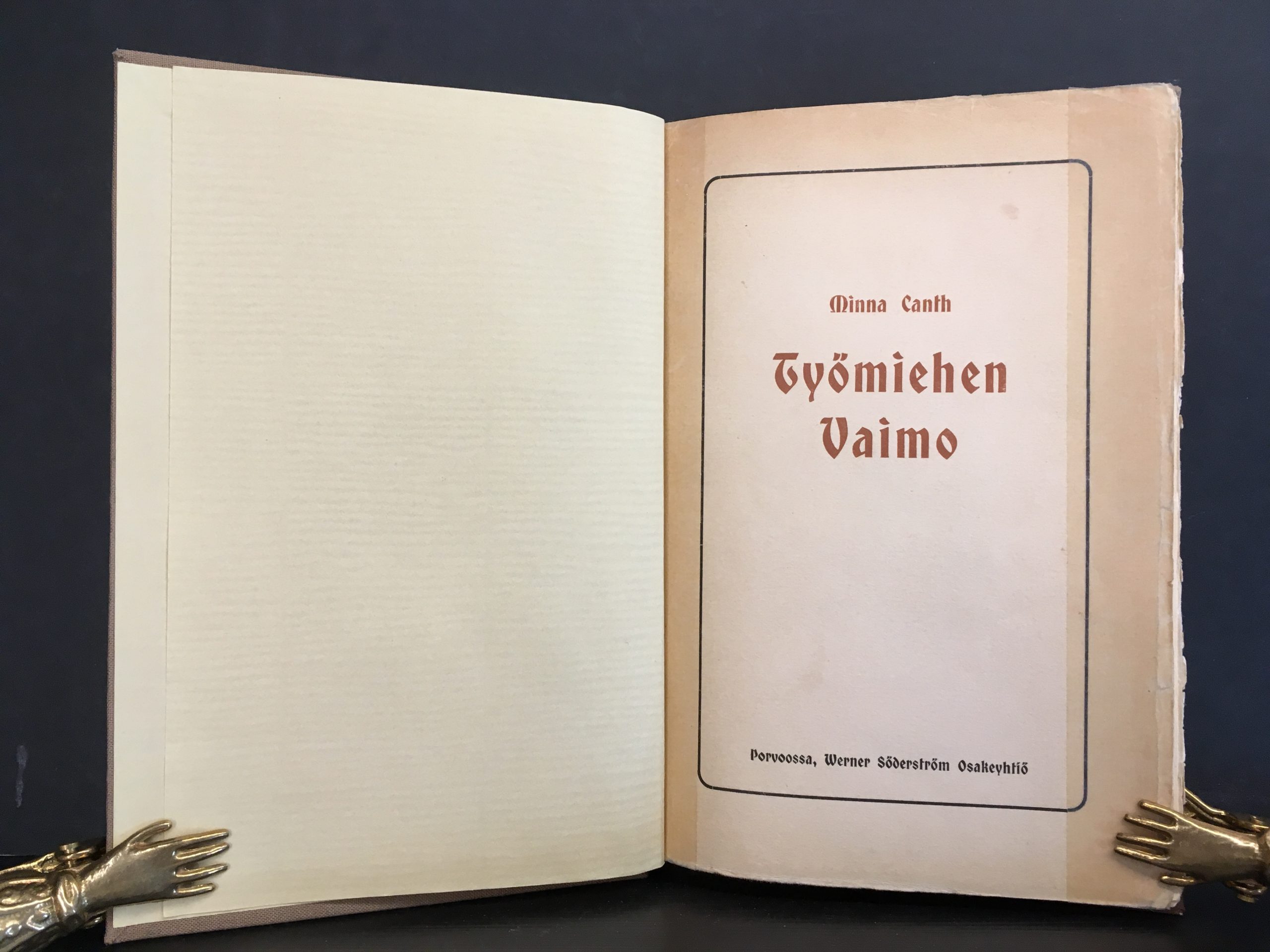 Canth, Minna: Työmiehen vaimo : näytelmä kolmessa näytöksessä - Image 2