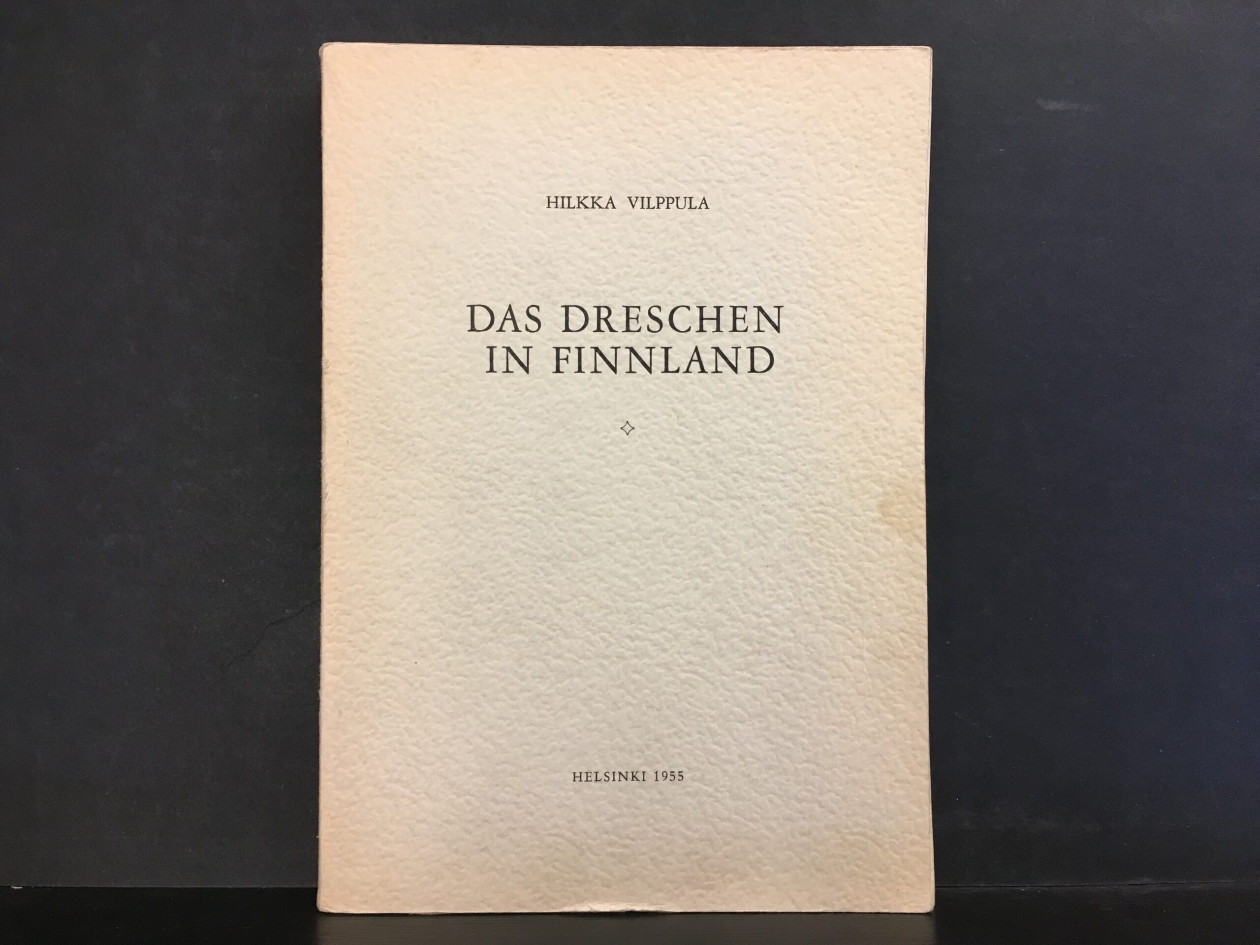 Vilppula, Hilkka: Das Dreschen in Finnland