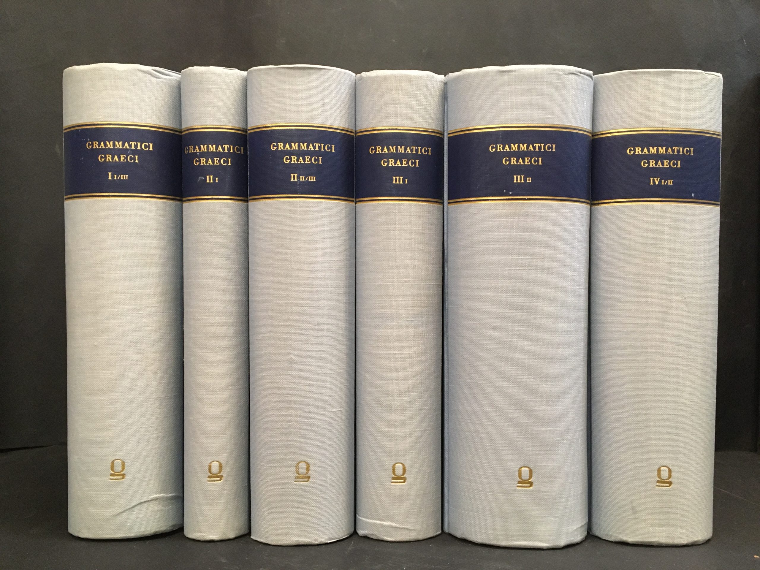 Grammatici graeci I-VI