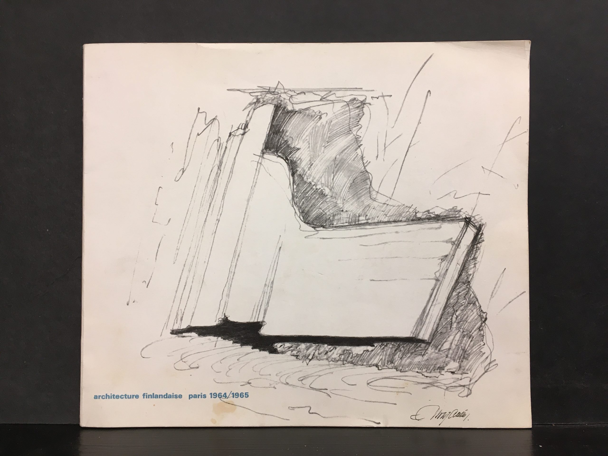 Architecture finlandaise Paris 1964/1965. Exposition d'Architecture Finlandaise à l' Ecole Nationale Supérieure des Beaux-arts de Paris 4 decembre 3 janvir 1965 1964, 1965