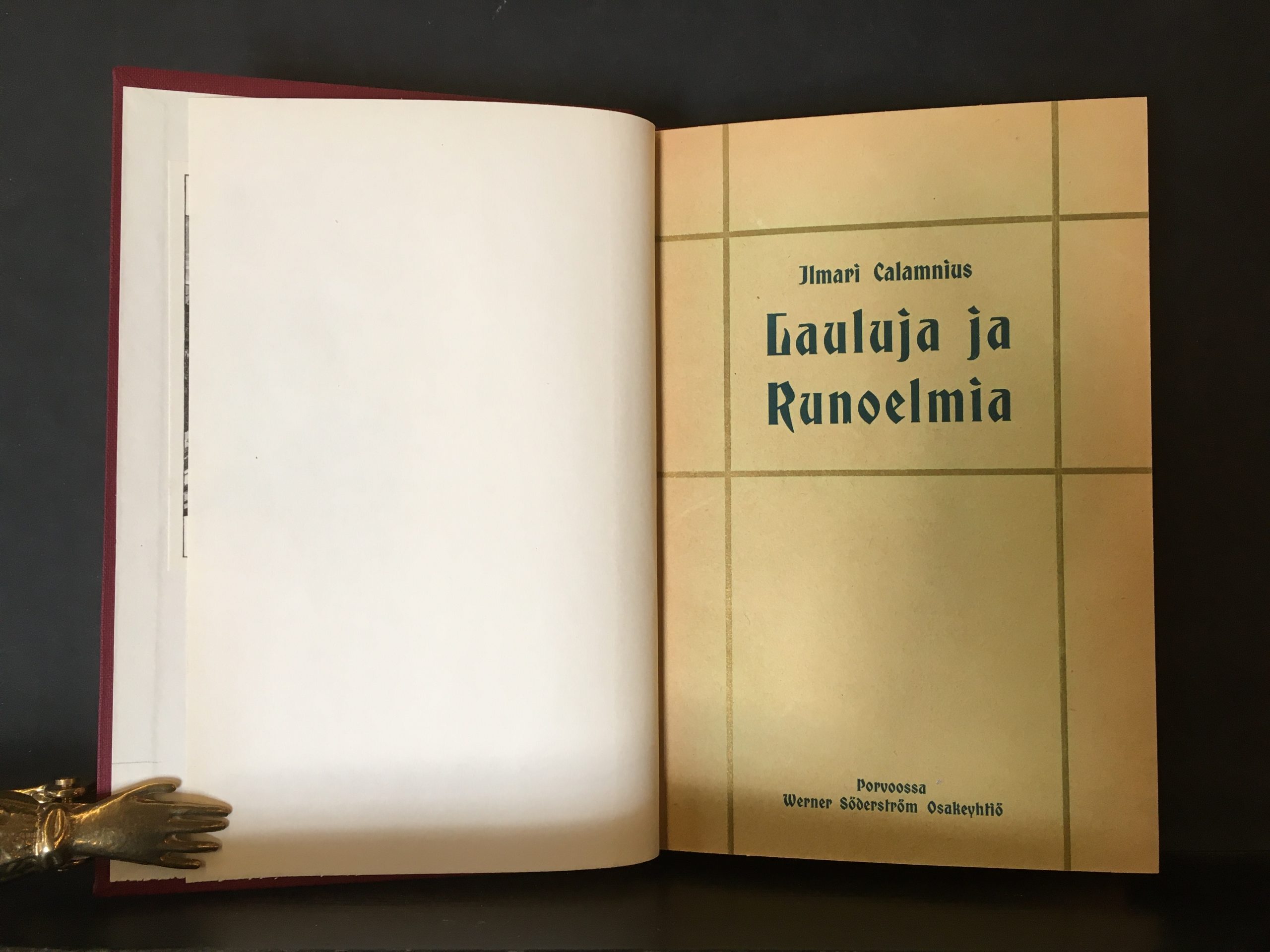 Calamnius, Ilmari: Lauluja ja runoelmia