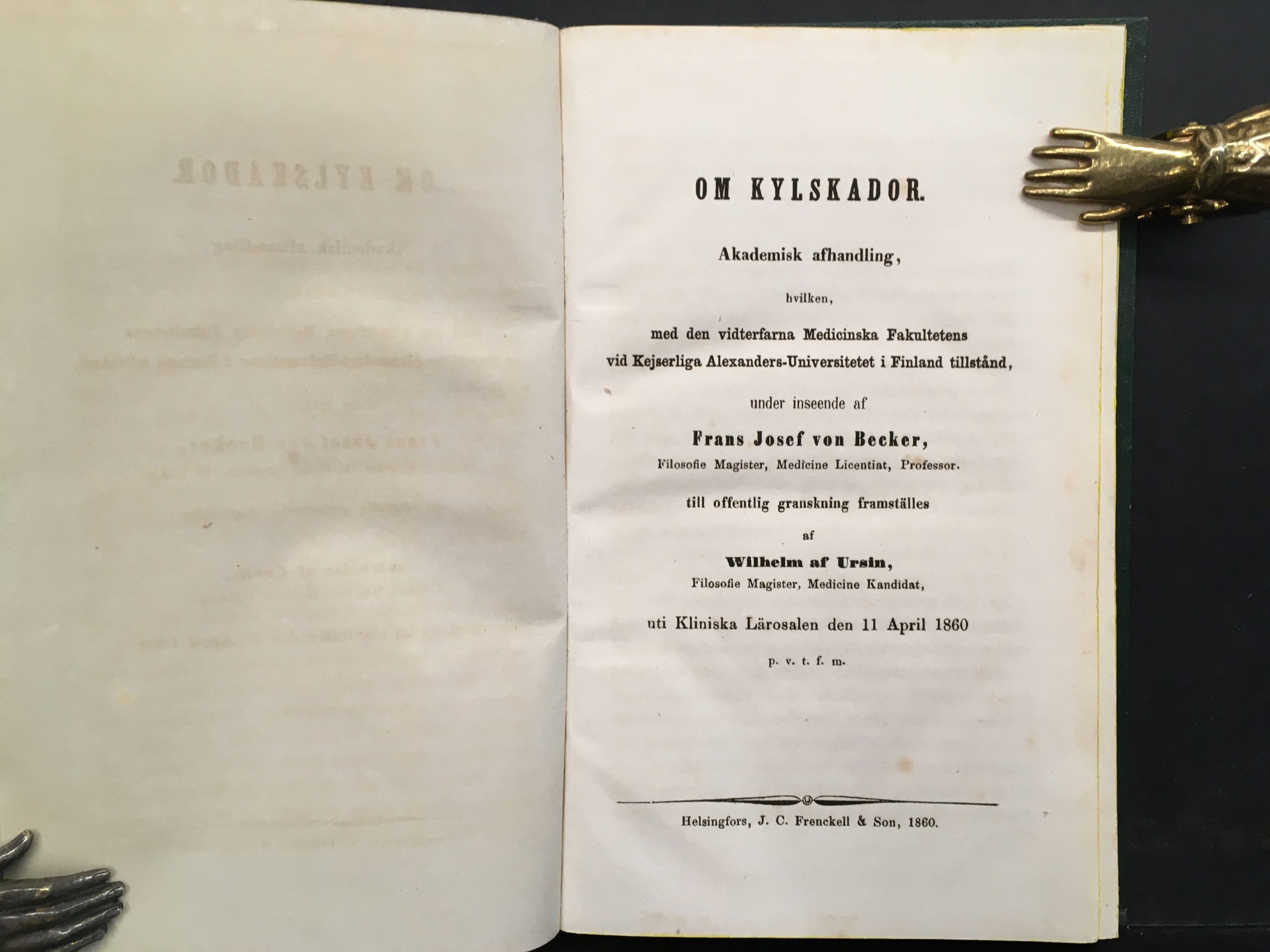 Ursin, Wilhelm af: Om kylskador - Image 2