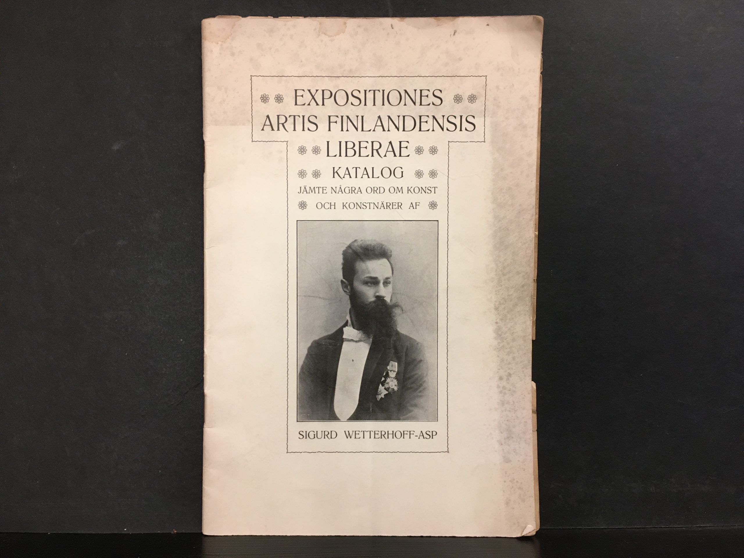 Wetterhoff-Asp, Sigurd: Expositiones Artis Finlandesis Liberae. Katalog jämte några ord om konst och konstnärer