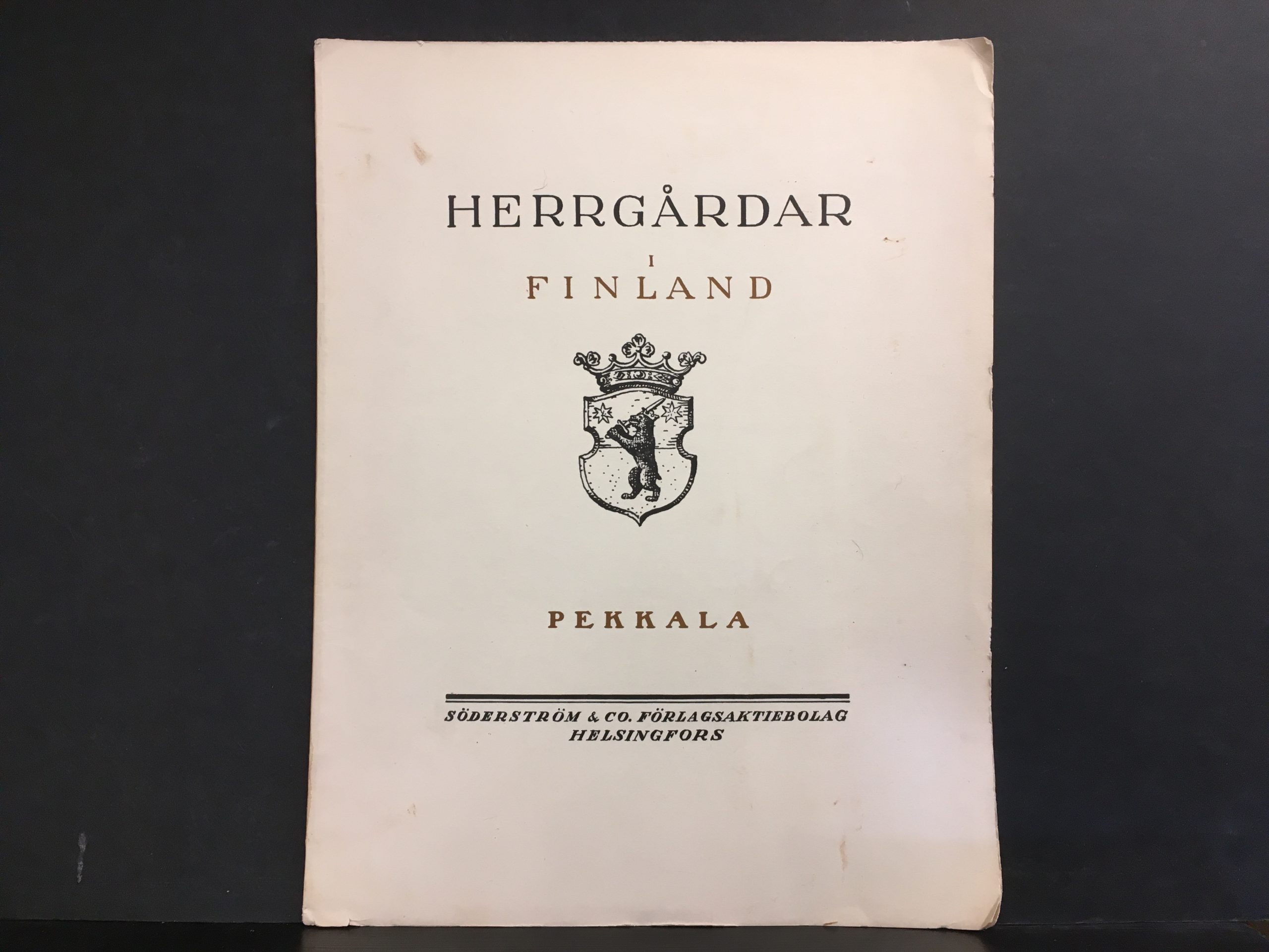 Aminoff, Hans O. A.: Herrgårdar i Finland, Pekkala