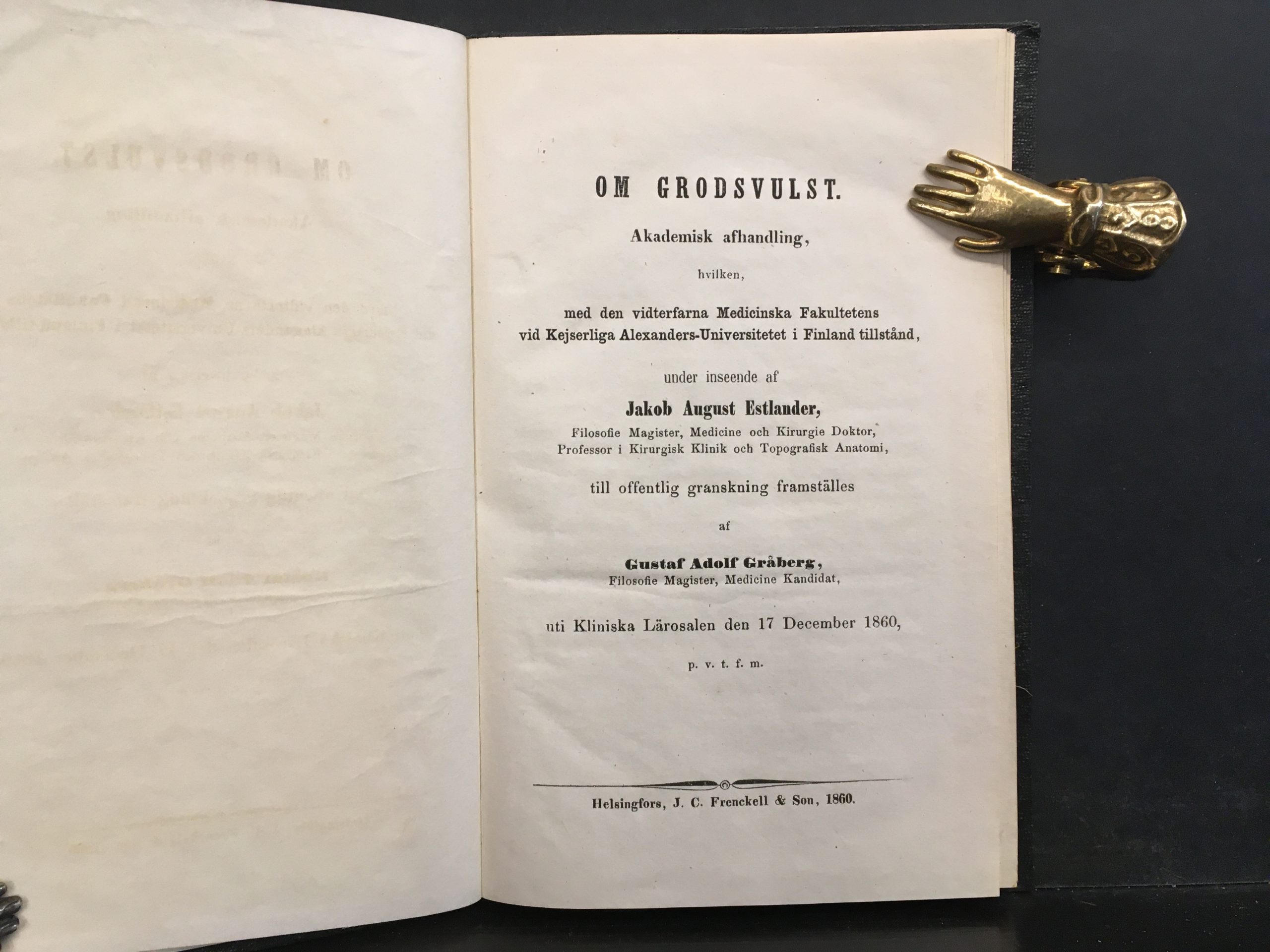 Gråberg, Gustaf Adolf: Om grodsvulst - Image 2