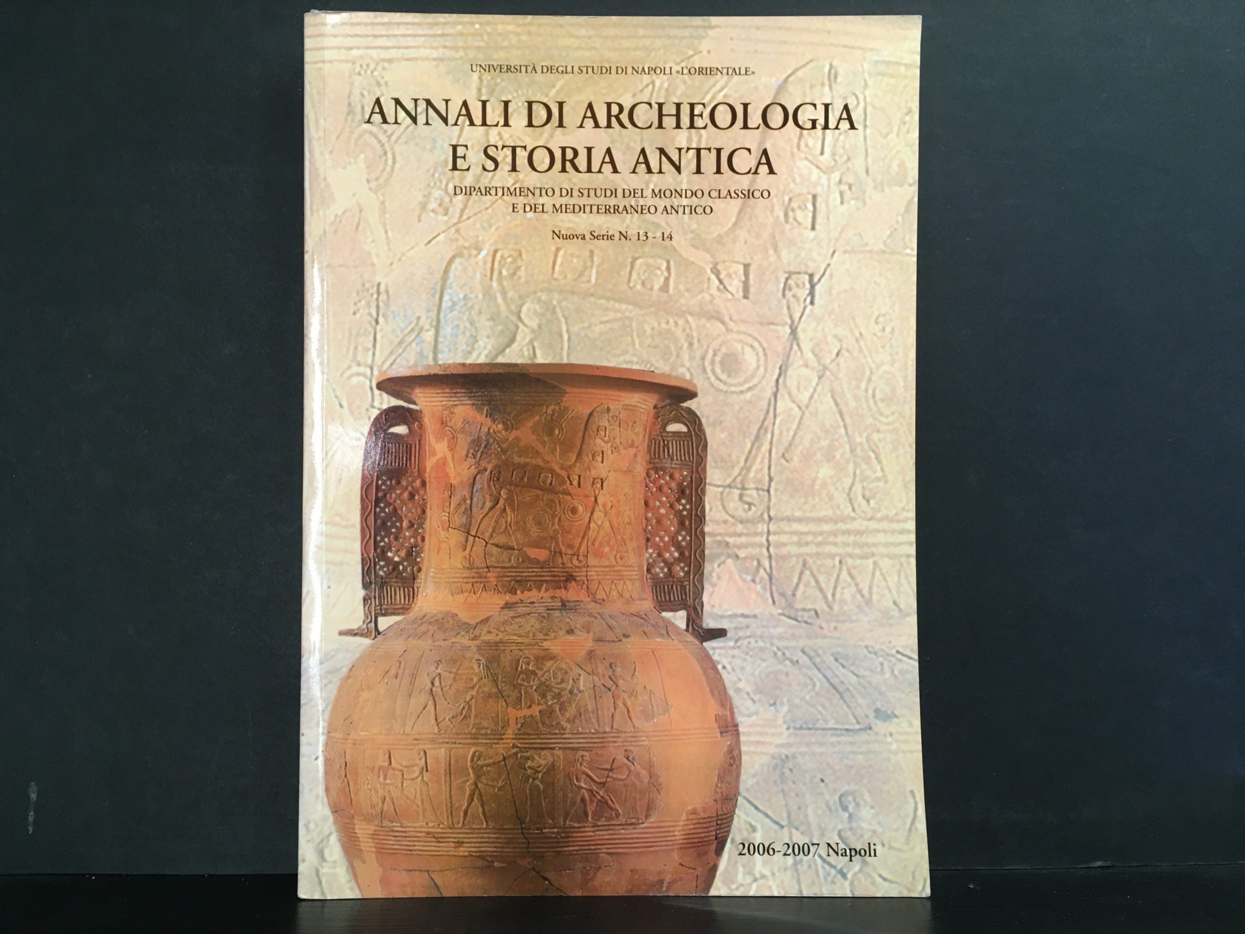 Annali di archeologia e storia antica. Dipartimento di Studi del Mondo Classico e del Mediterraneo Antico. Nueva Serie N. 13-14