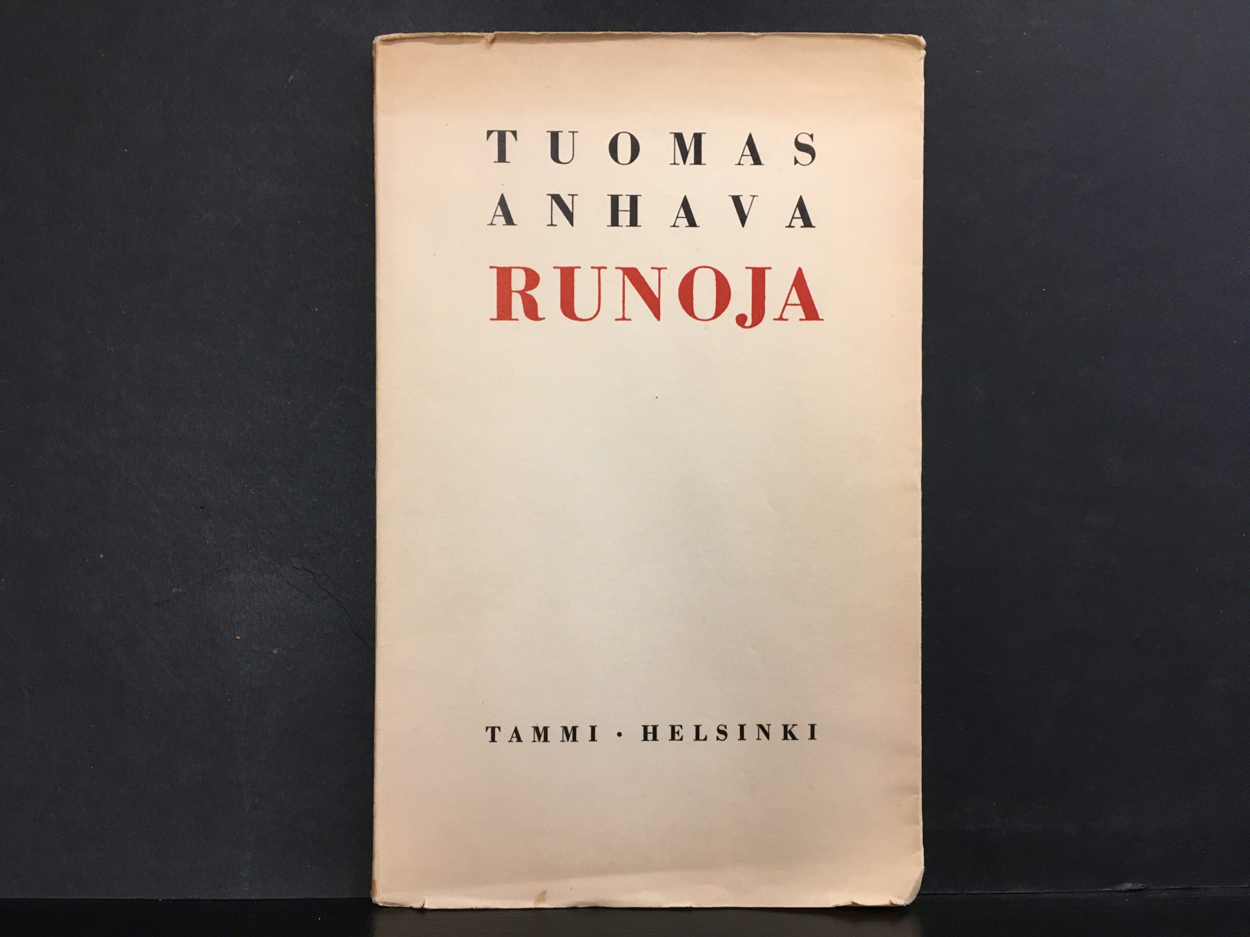 Anhava, Tuomas: Runoja