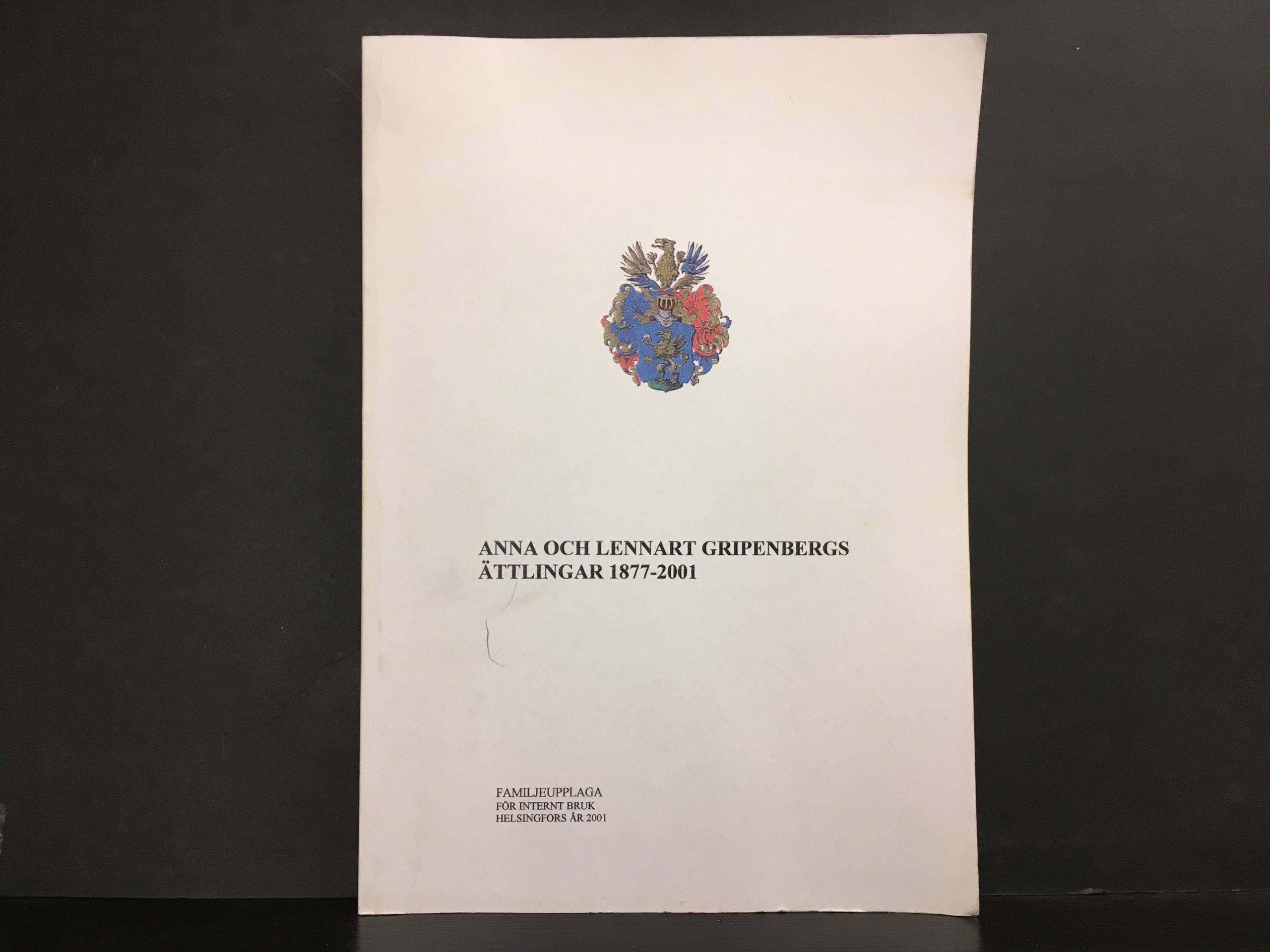 Anna och Lennart Gripenbergs ättlingar 1877-2001