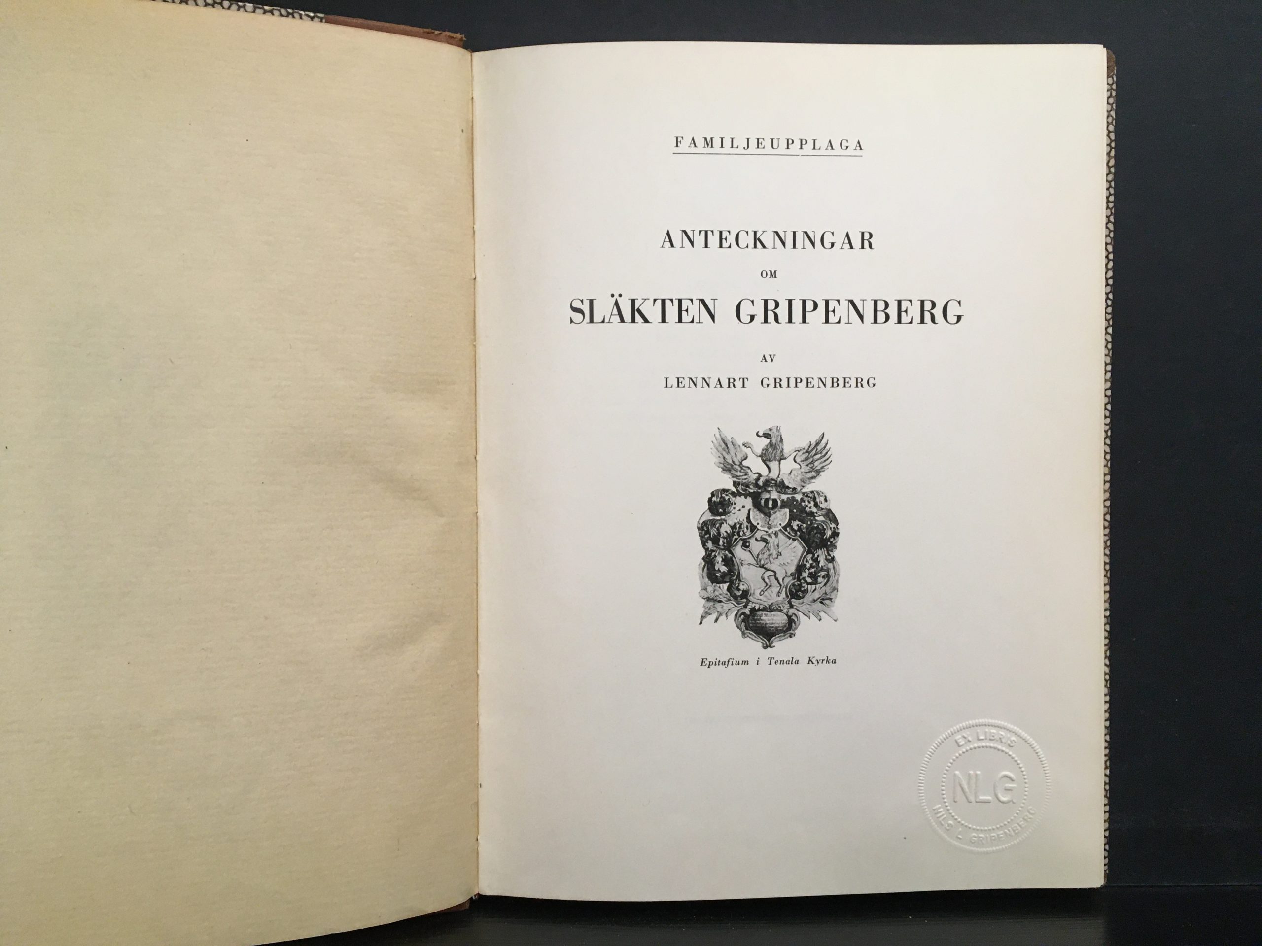 Gripenberg, Lennart: Anteckningar om släkten Gripenberg - Image 2