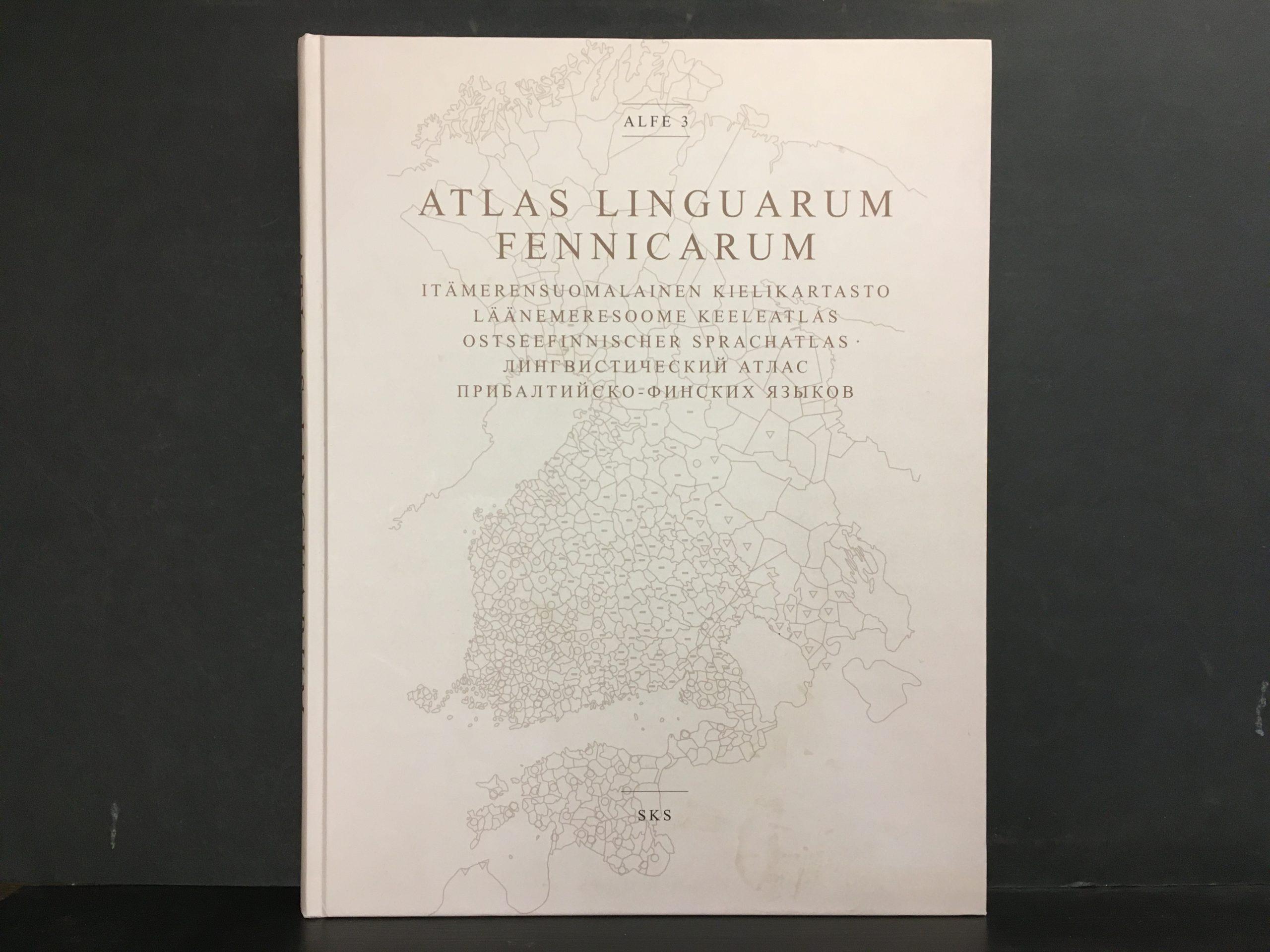 Atlas linguarum Fennicarum: Itämerensuomalainen kielikartasto. Läänemeresoome keeleatlas. Ostseefinnischer Sprachatlas. Lingvističeskij atlas pribaltijsko-finskih âzykov. ALFE 3