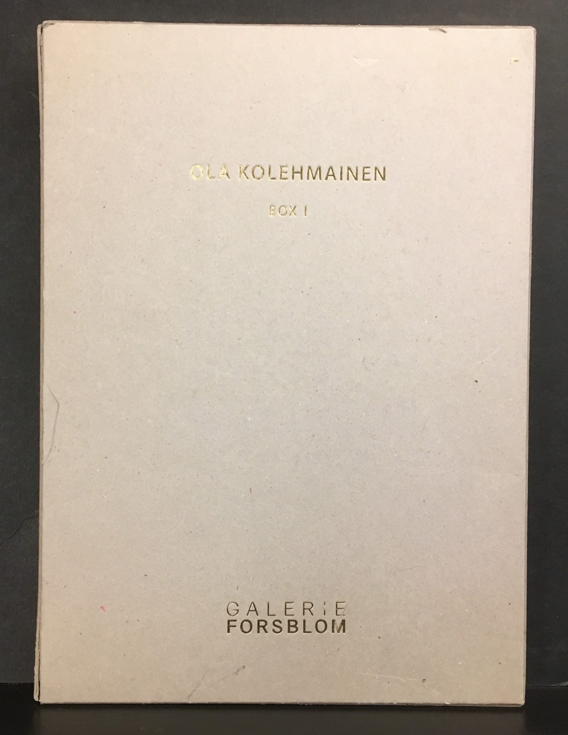 Ola Kolehmainen – Sense of volume
