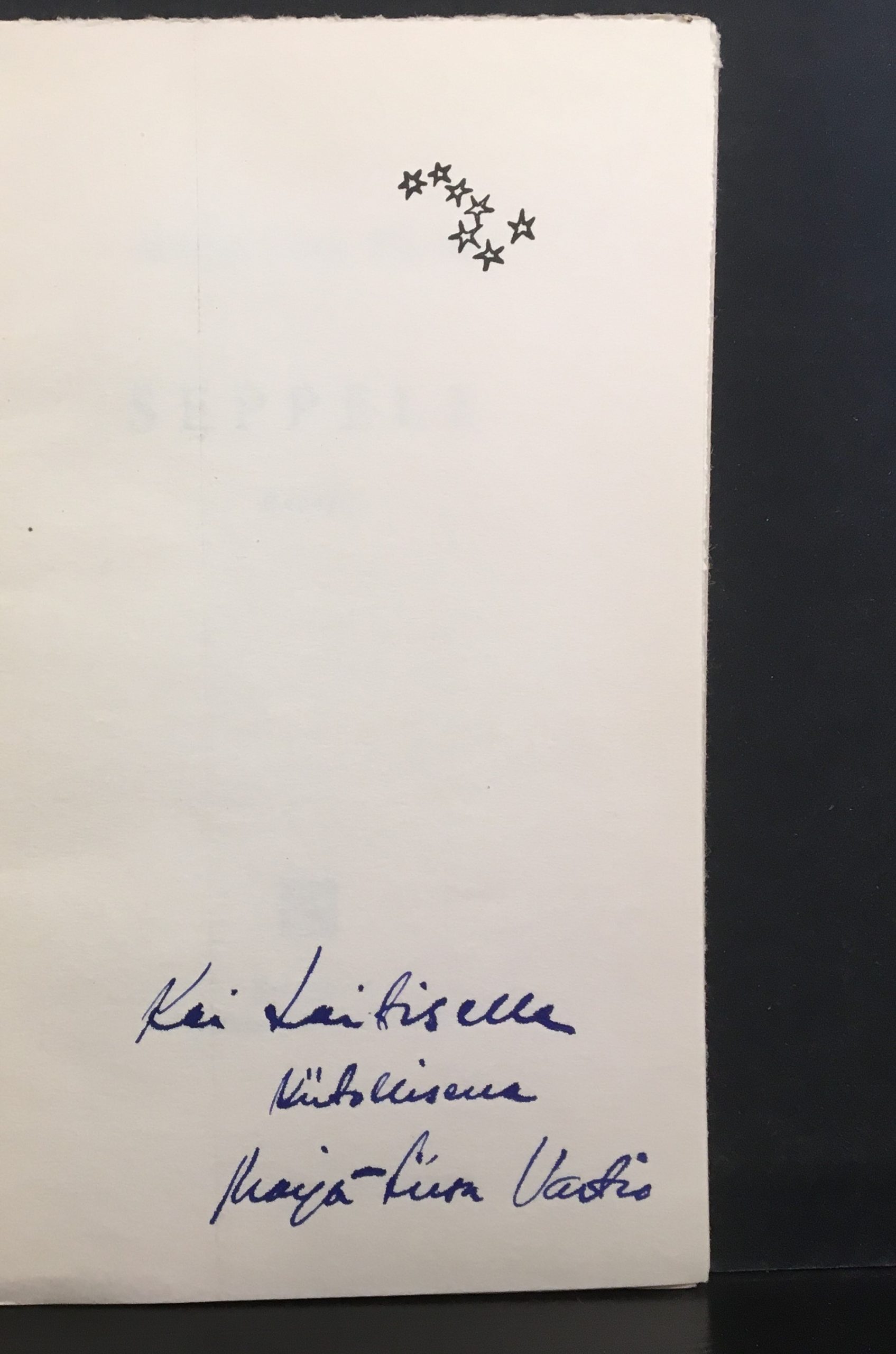 Vartio, Marja-Liisa: Seppele (*omiste) - Image 2