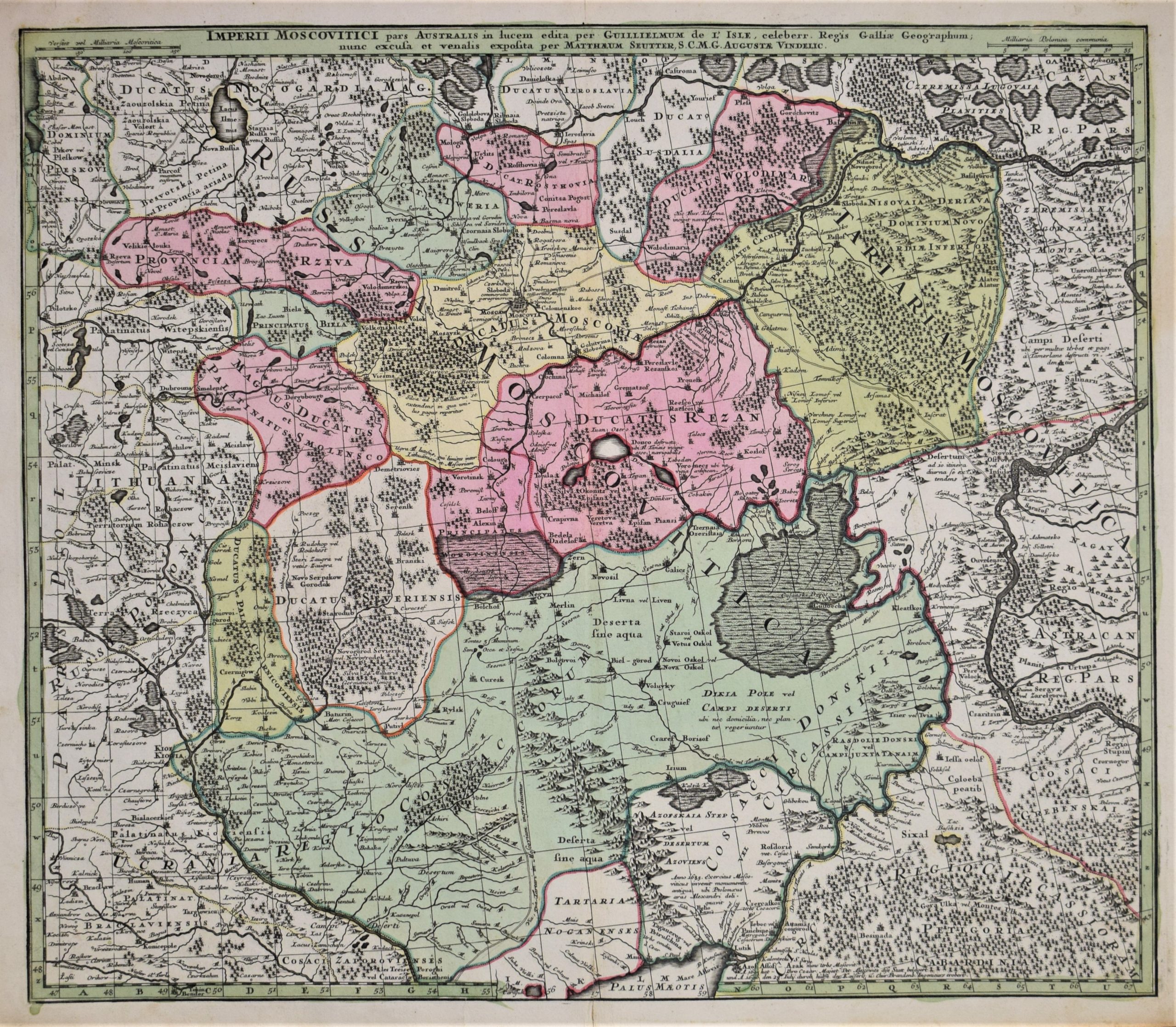 Seutter, M.: Imperii Moscovitici pars Australis