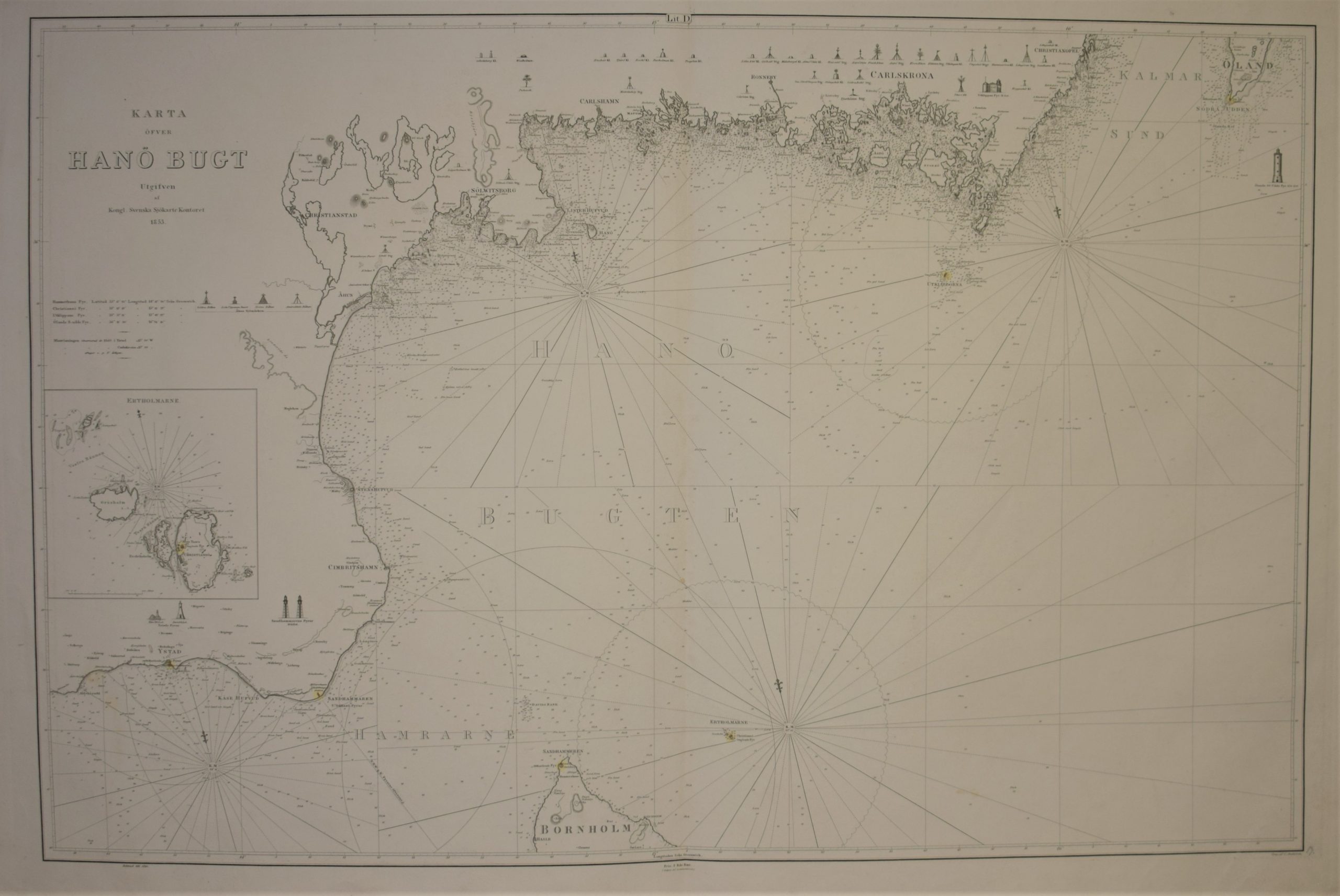 Anderson, C.: Karta öfver Hanö Bugt