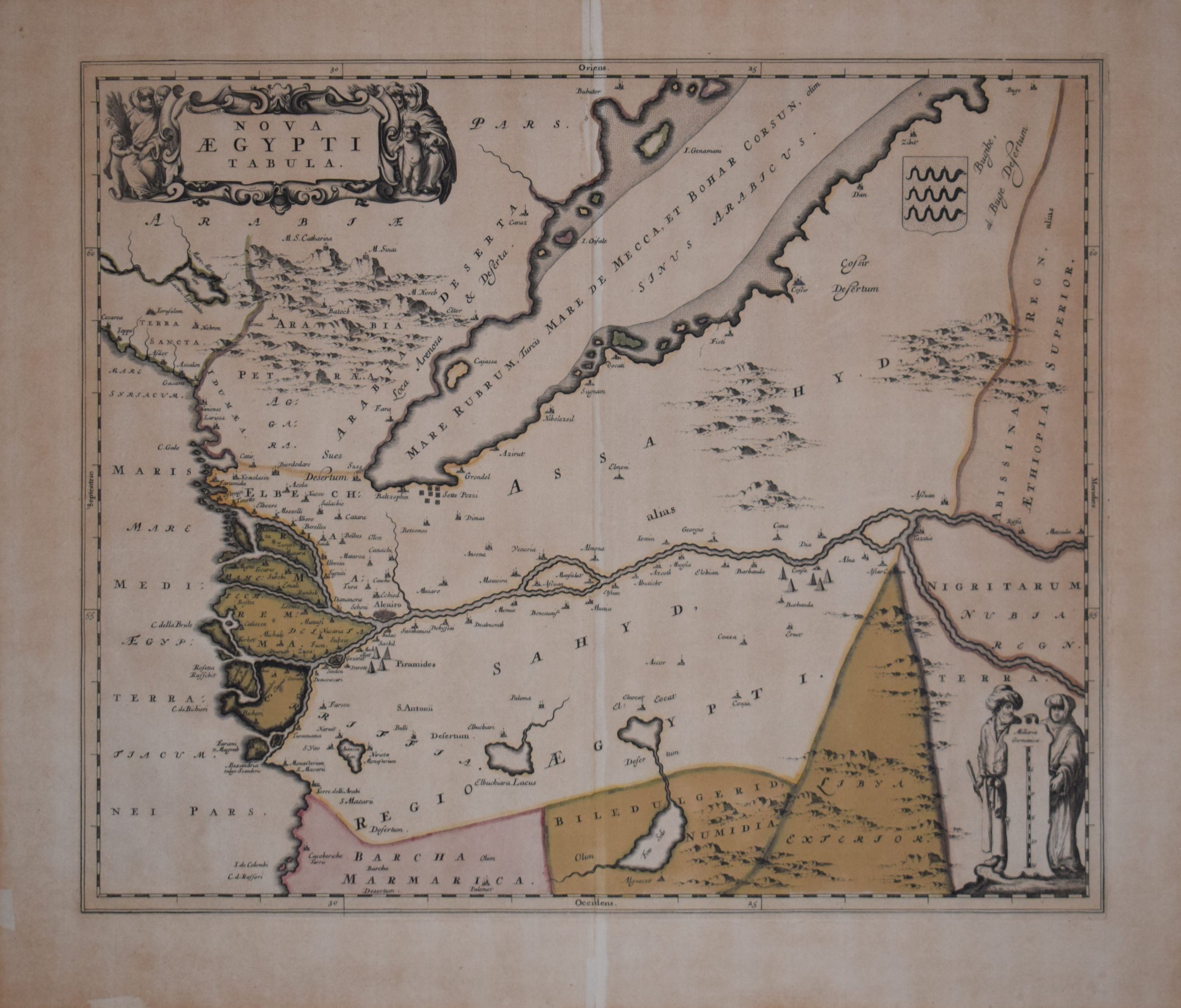 Blaeu, W. J.: Nova Aegypti Tabula