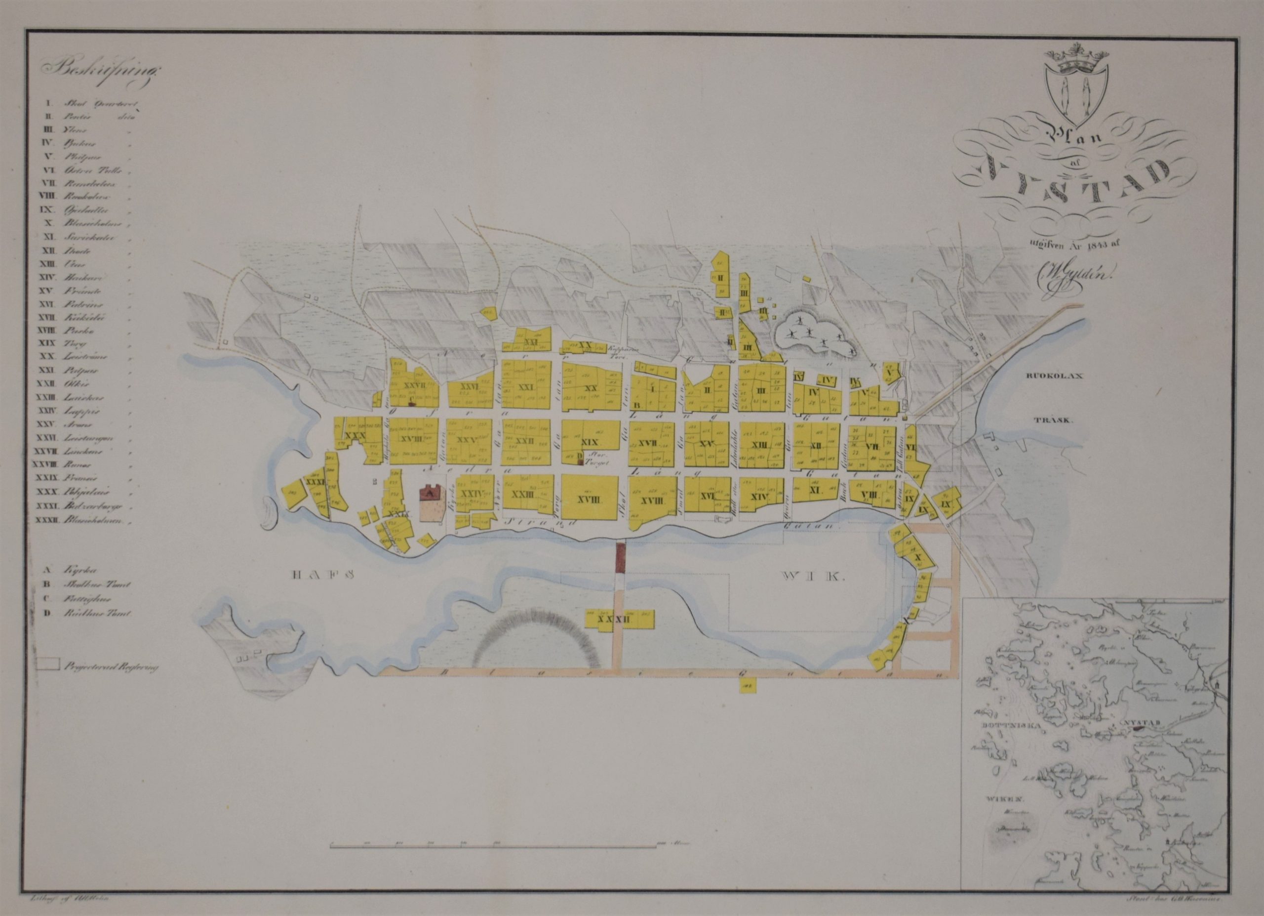 Gyldén, C.W.: Plan af Nystad